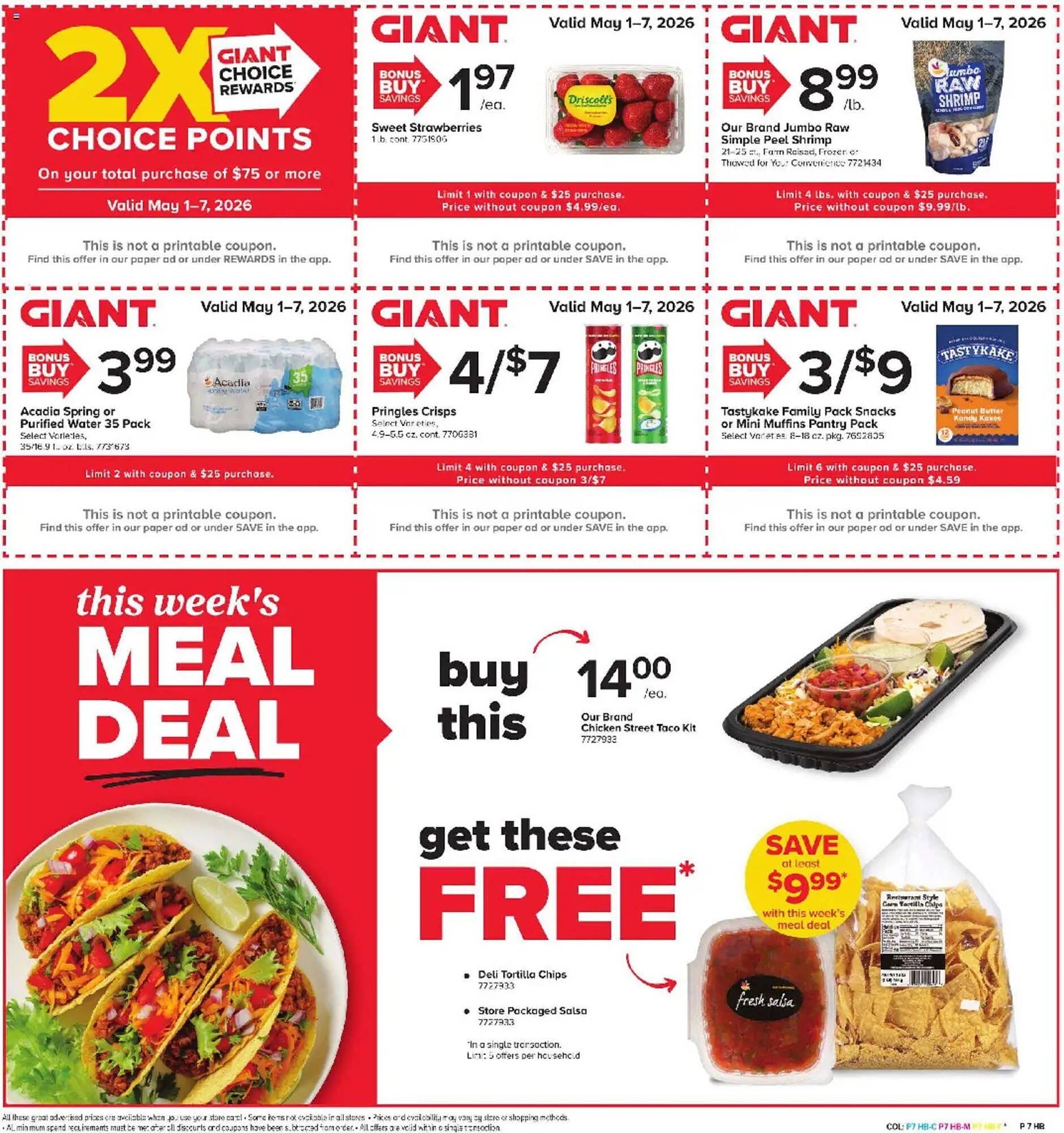 GIANT weekly ad