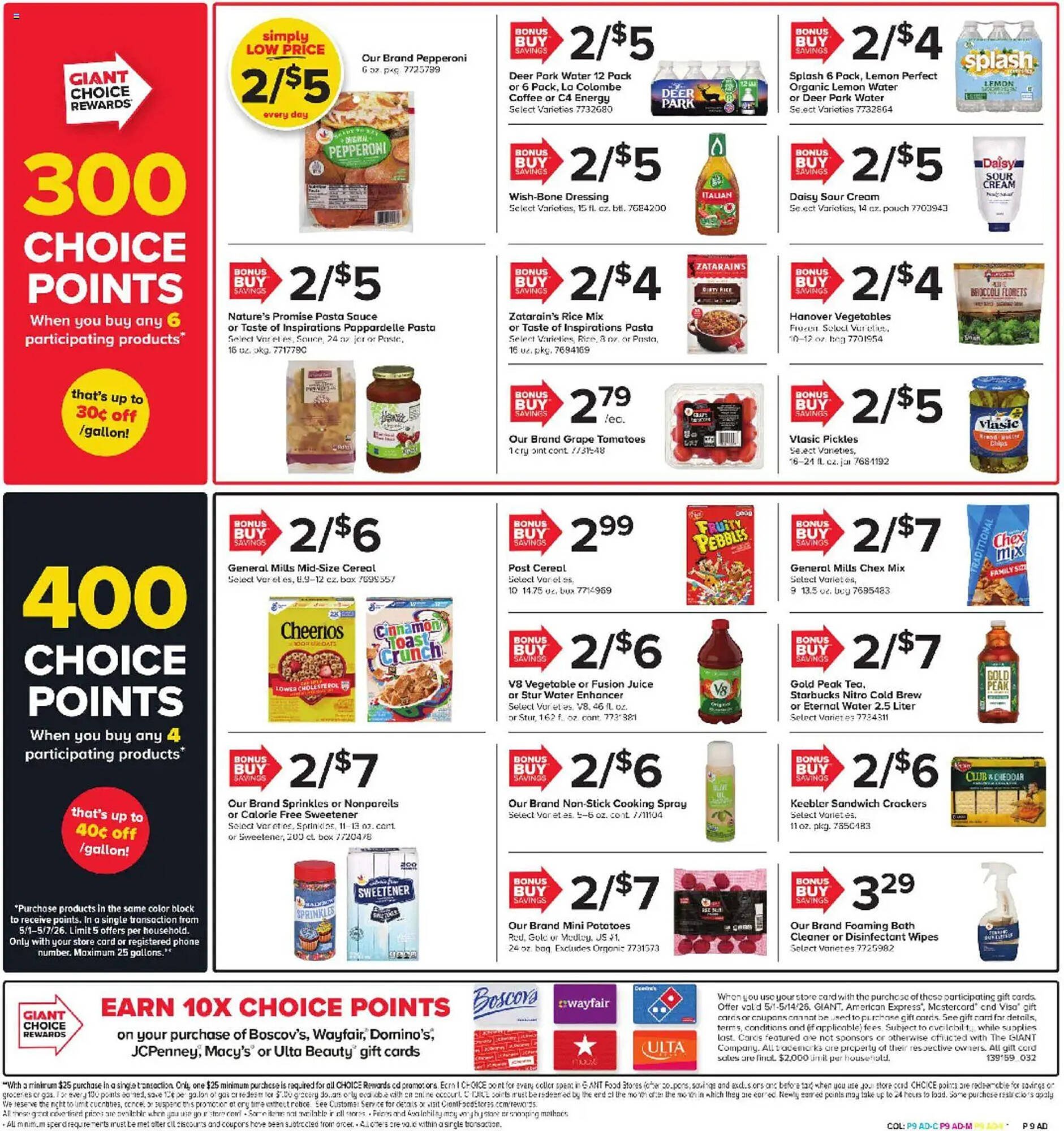 GIANT weekly ad