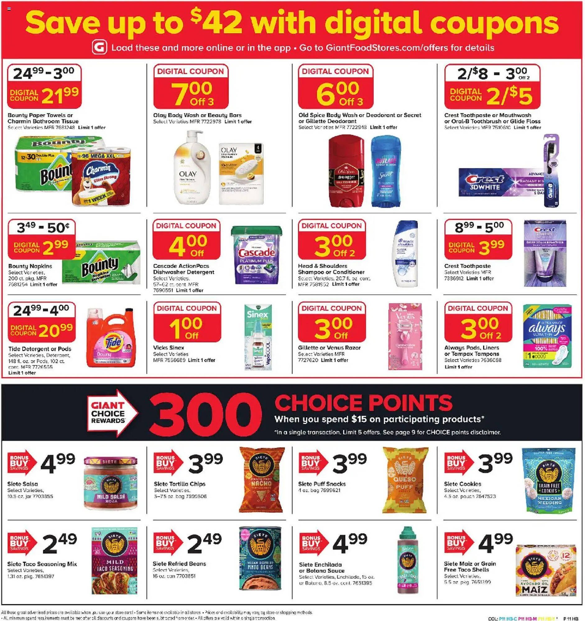 GIANT weekly ad
