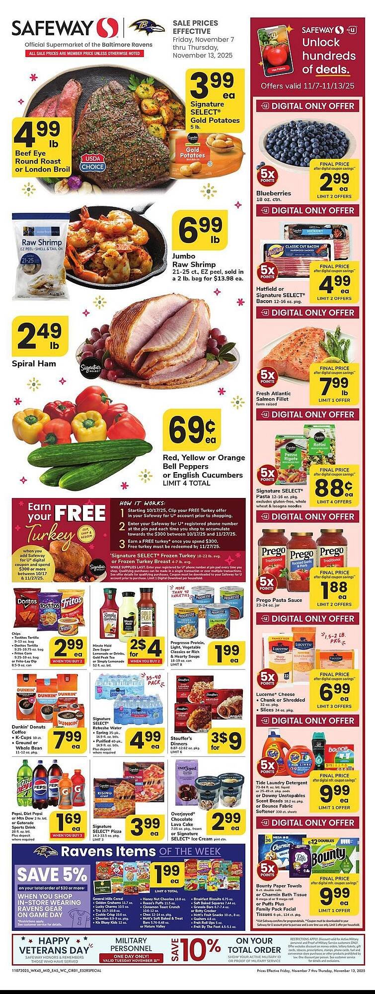 Safeway weekly ad (2025-11-07 - 2025-11-13) | 1