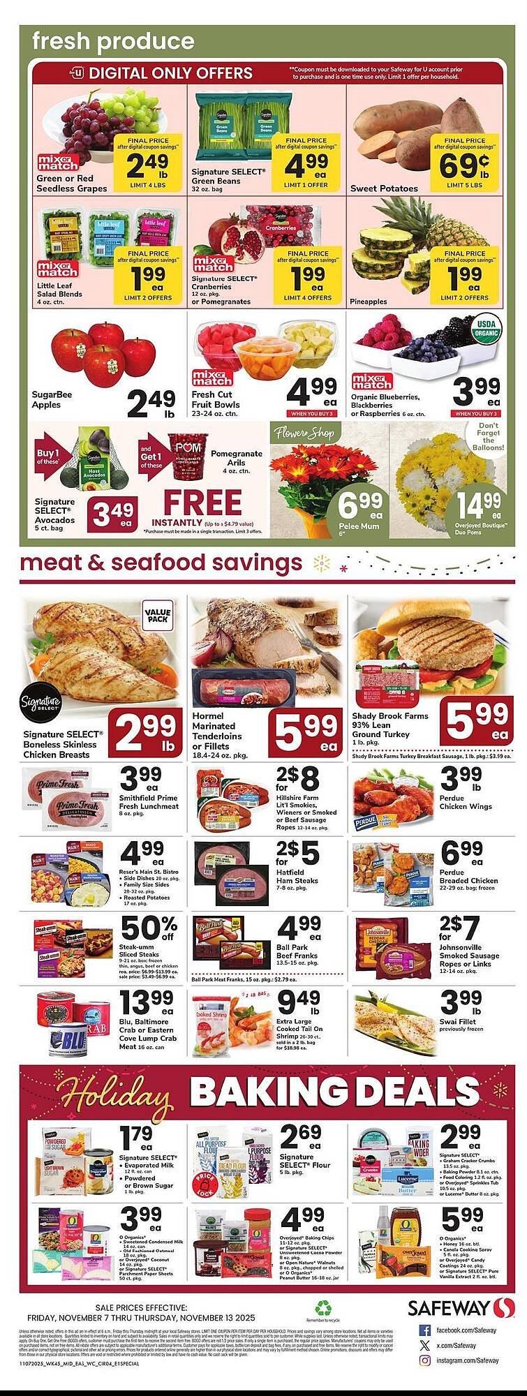 Safeway weekly ad (2025-11-07 - 2025-11-13) | 3