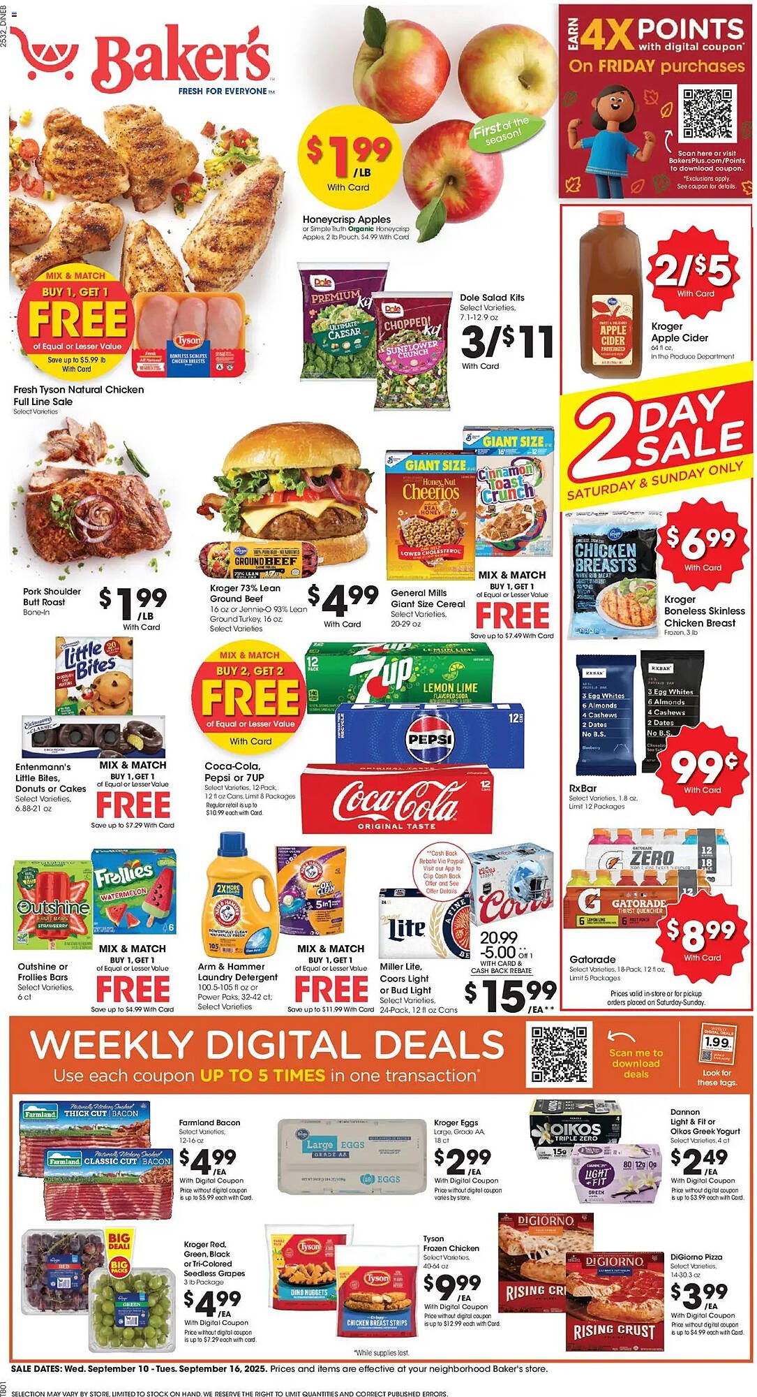 Baker&#039;s weekly ad (2025-09-10 - 2025-09-17) | 1