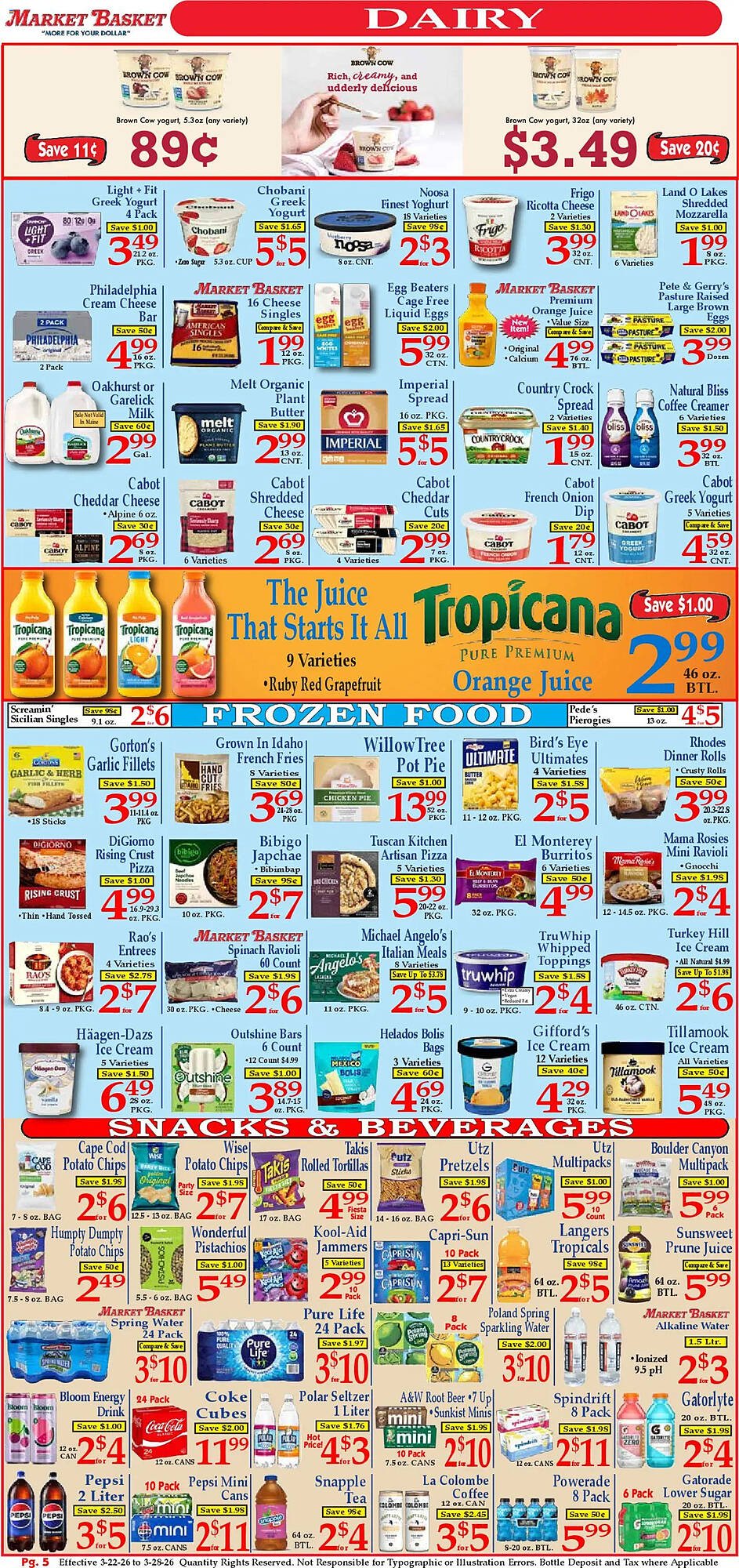 Market Basket weekly ad
