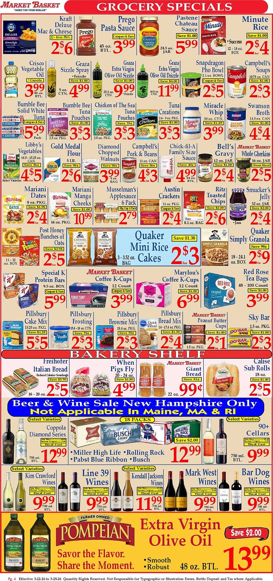 Market Basket weekly ad