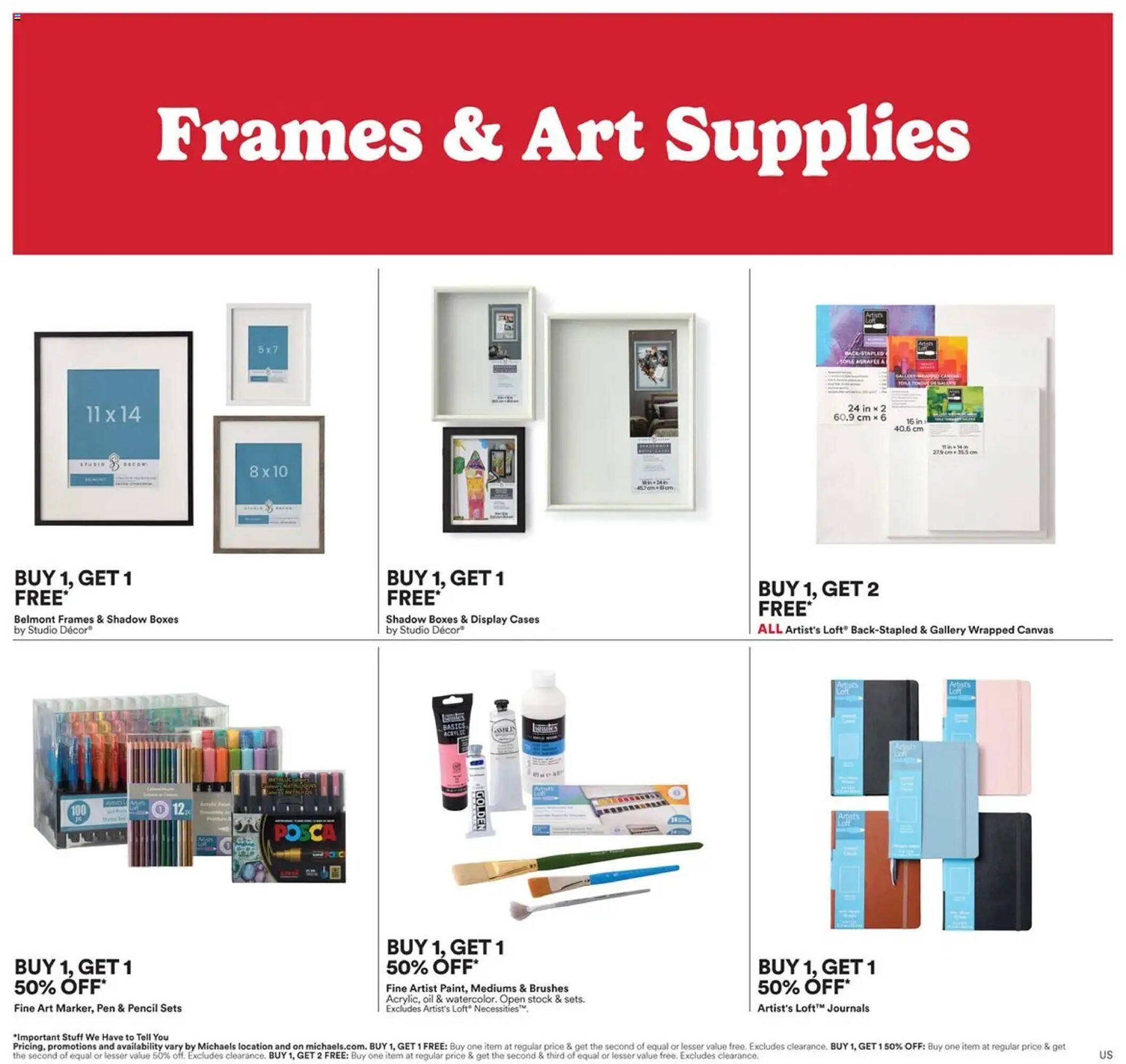 Michaels weekly ad