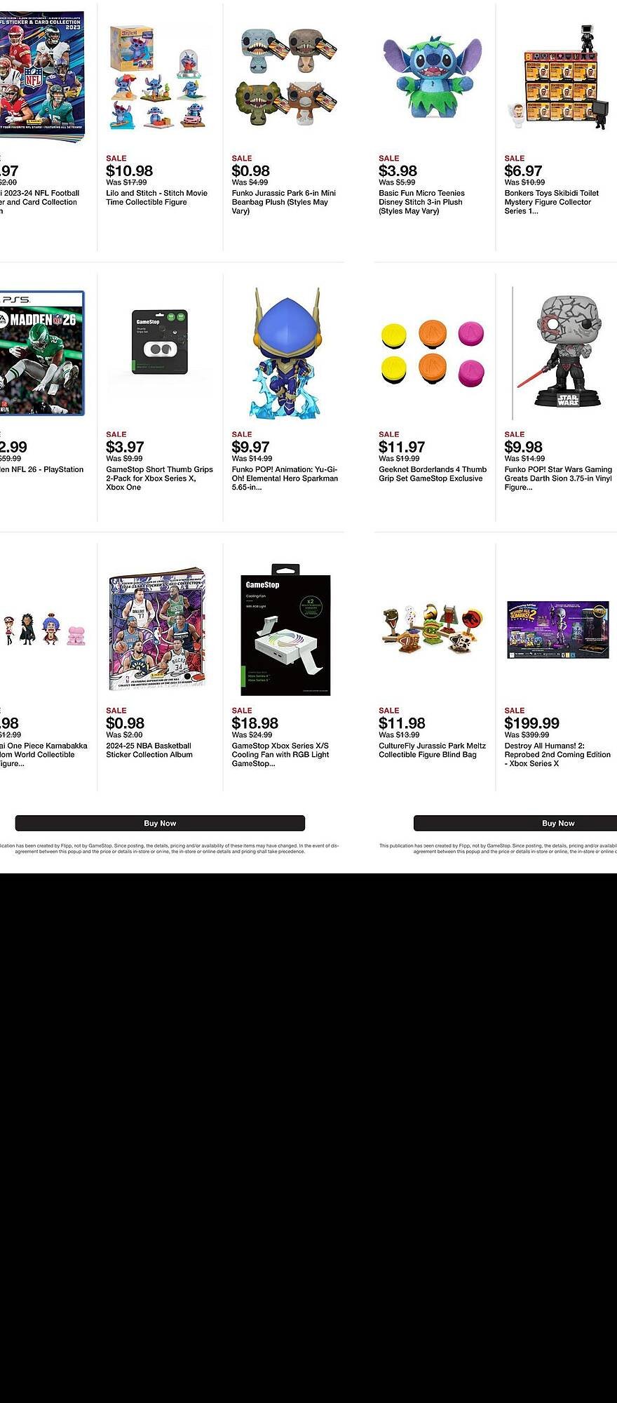 Game Stop weekly ad