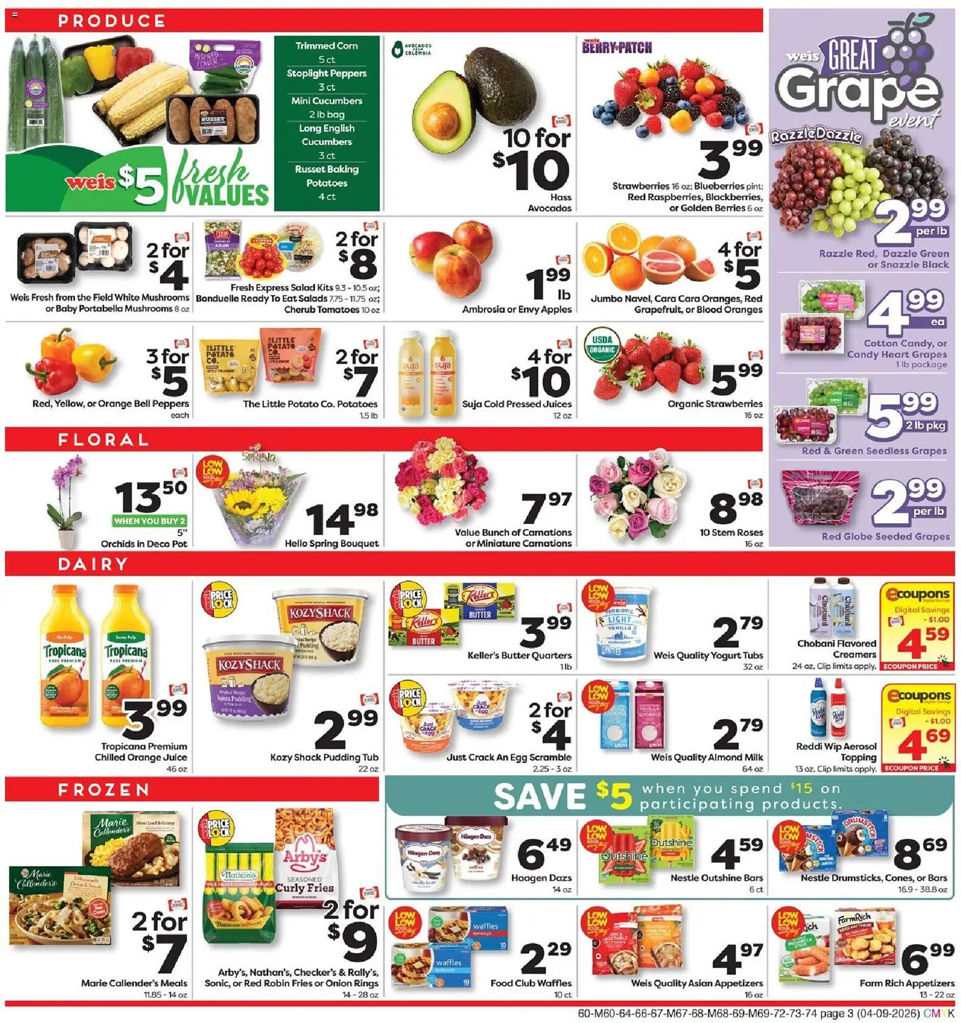 Weis Markets weekly ad