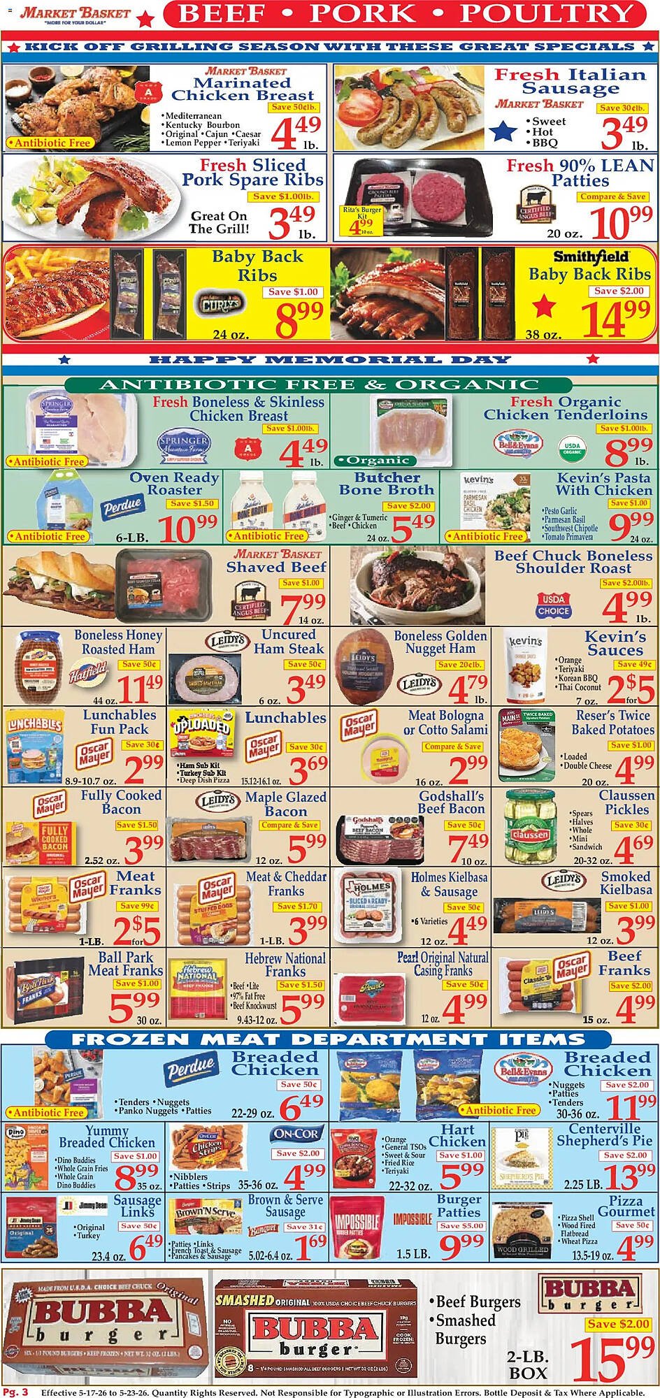 Market Basket weekly ad