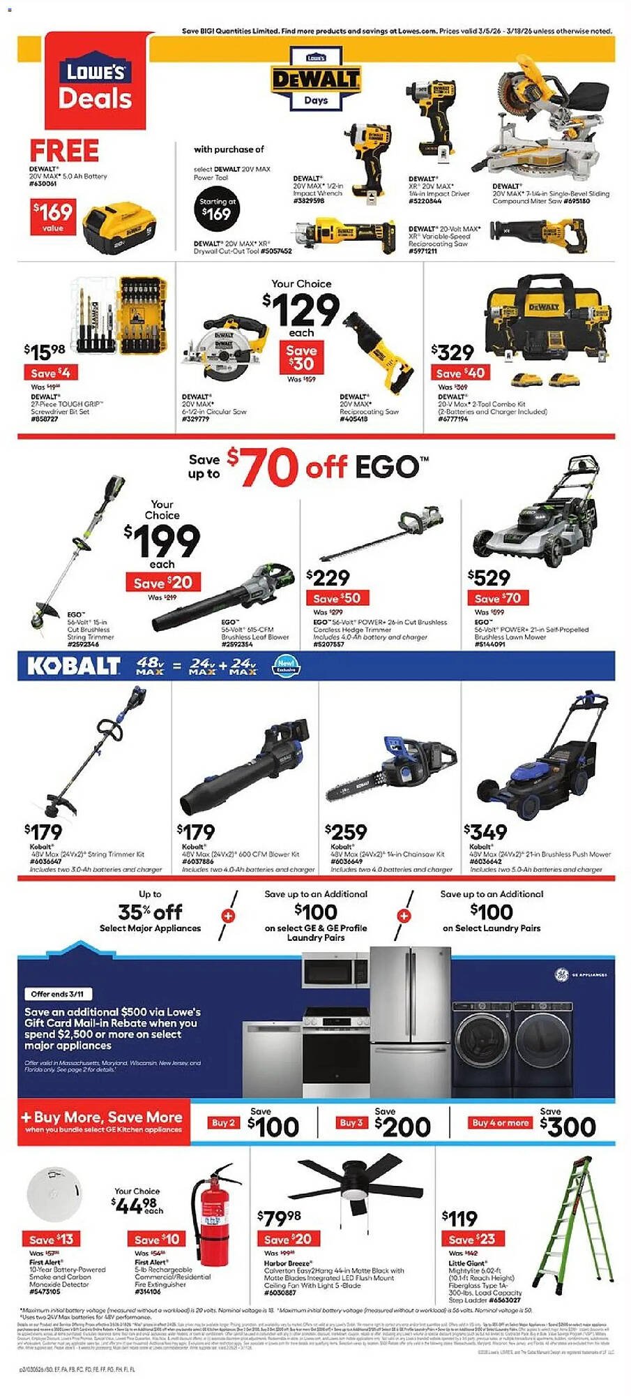 Lowe's weekly ad