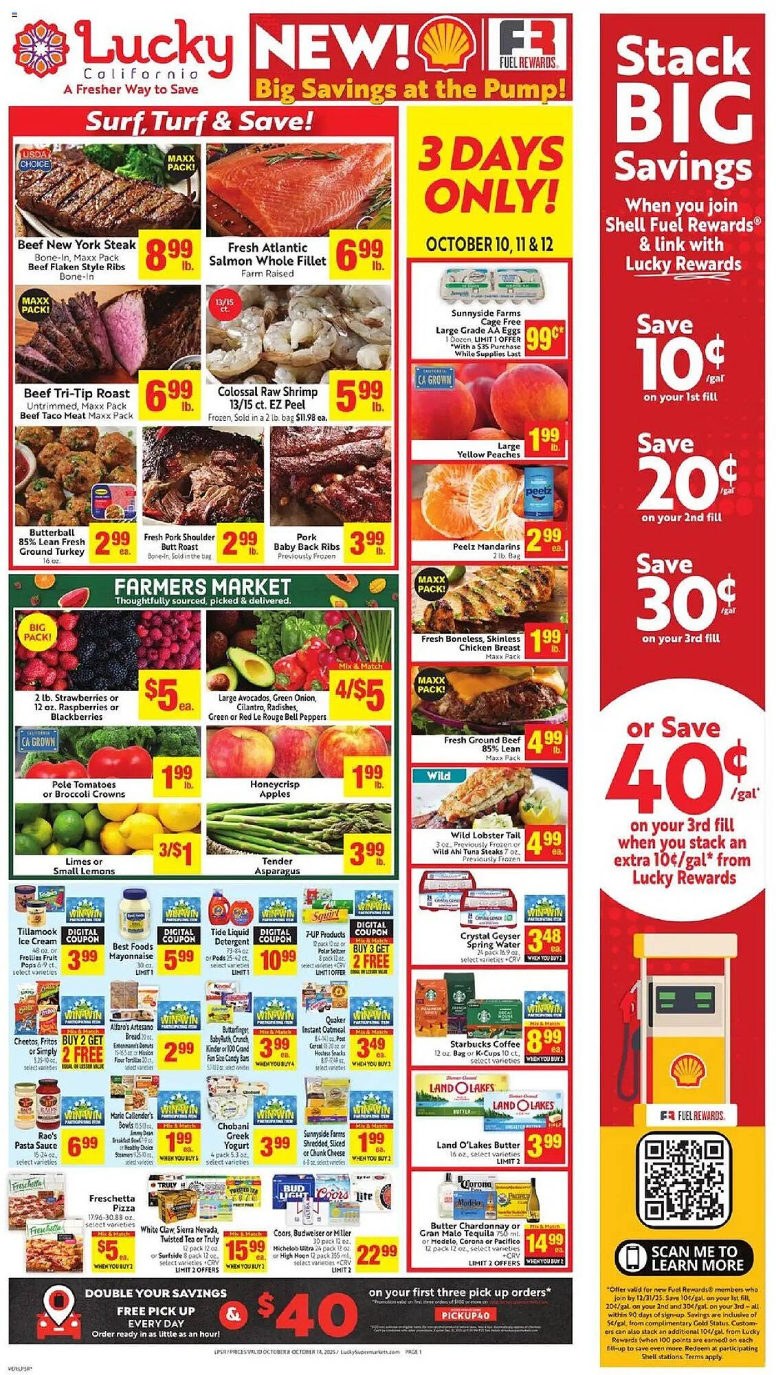 Lucky Supermarkets weekly ad (2025-10-08 - 2025-10-15) | 1