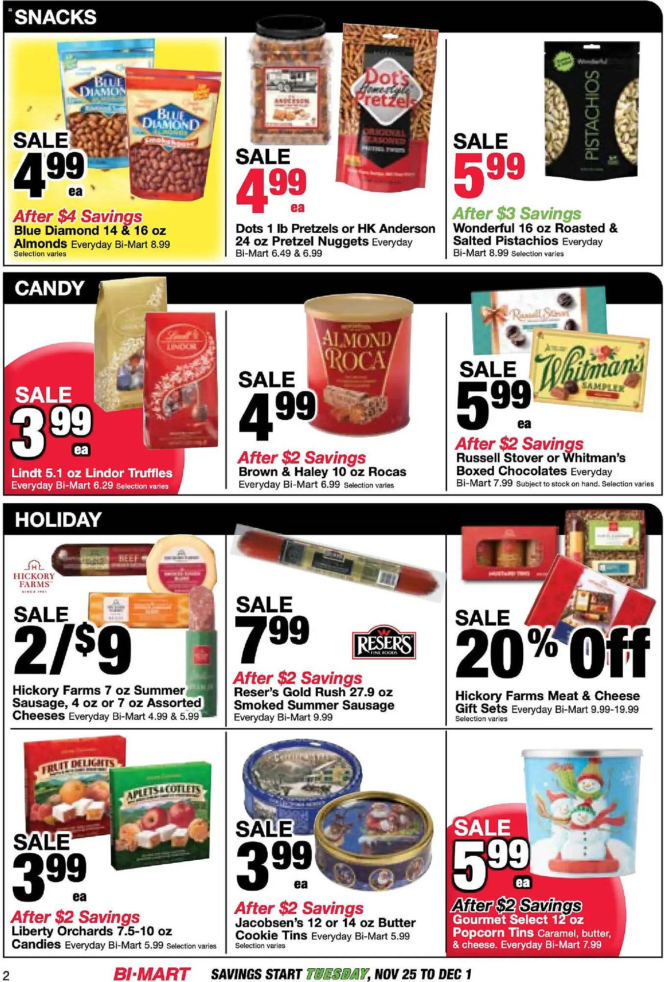 Bi-Mart weekly ad (2025-11-25 - 2025-12-01)