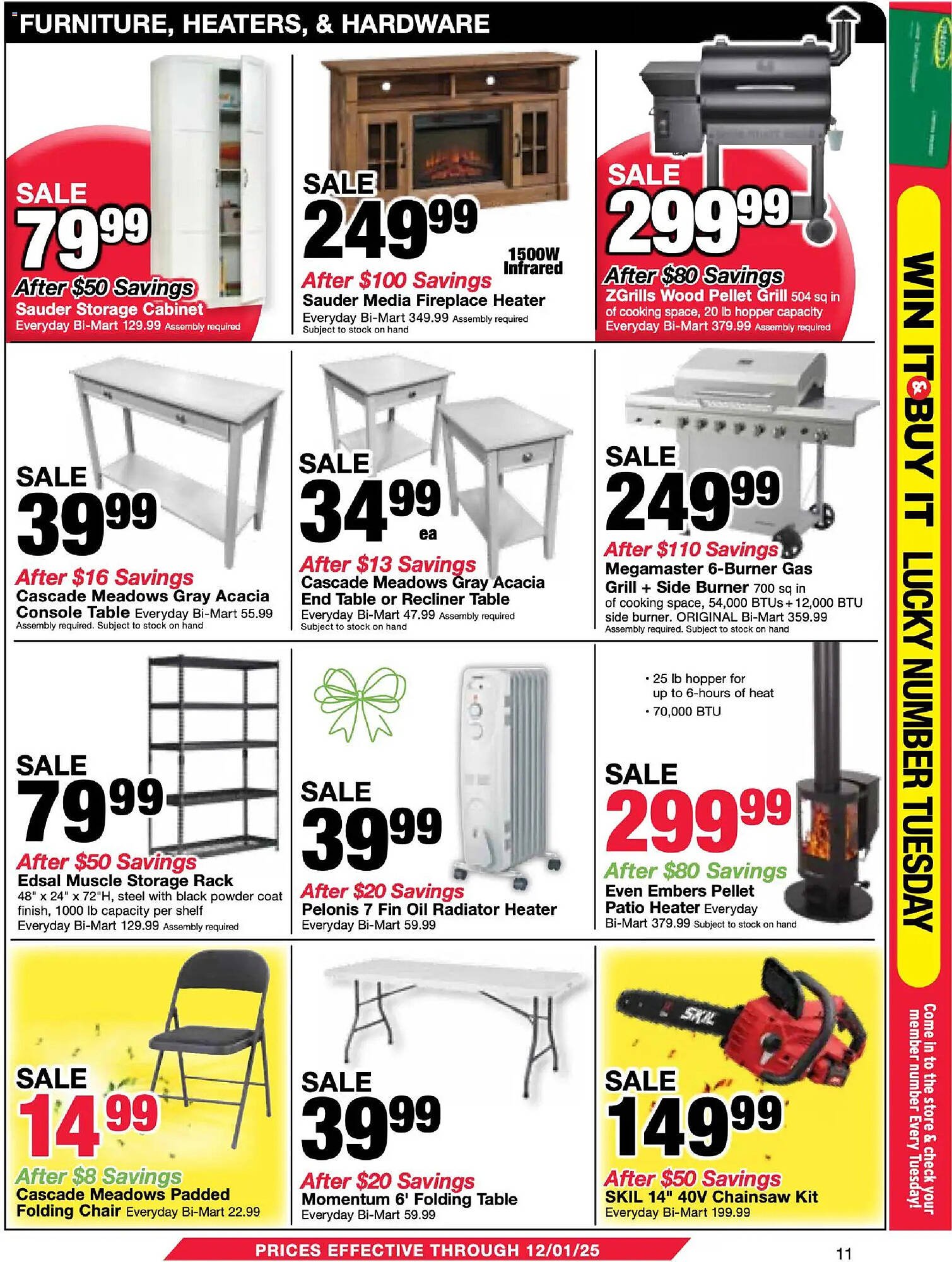 Bi-Mart weekly ad (2025-11-25 - 2025-12-01)