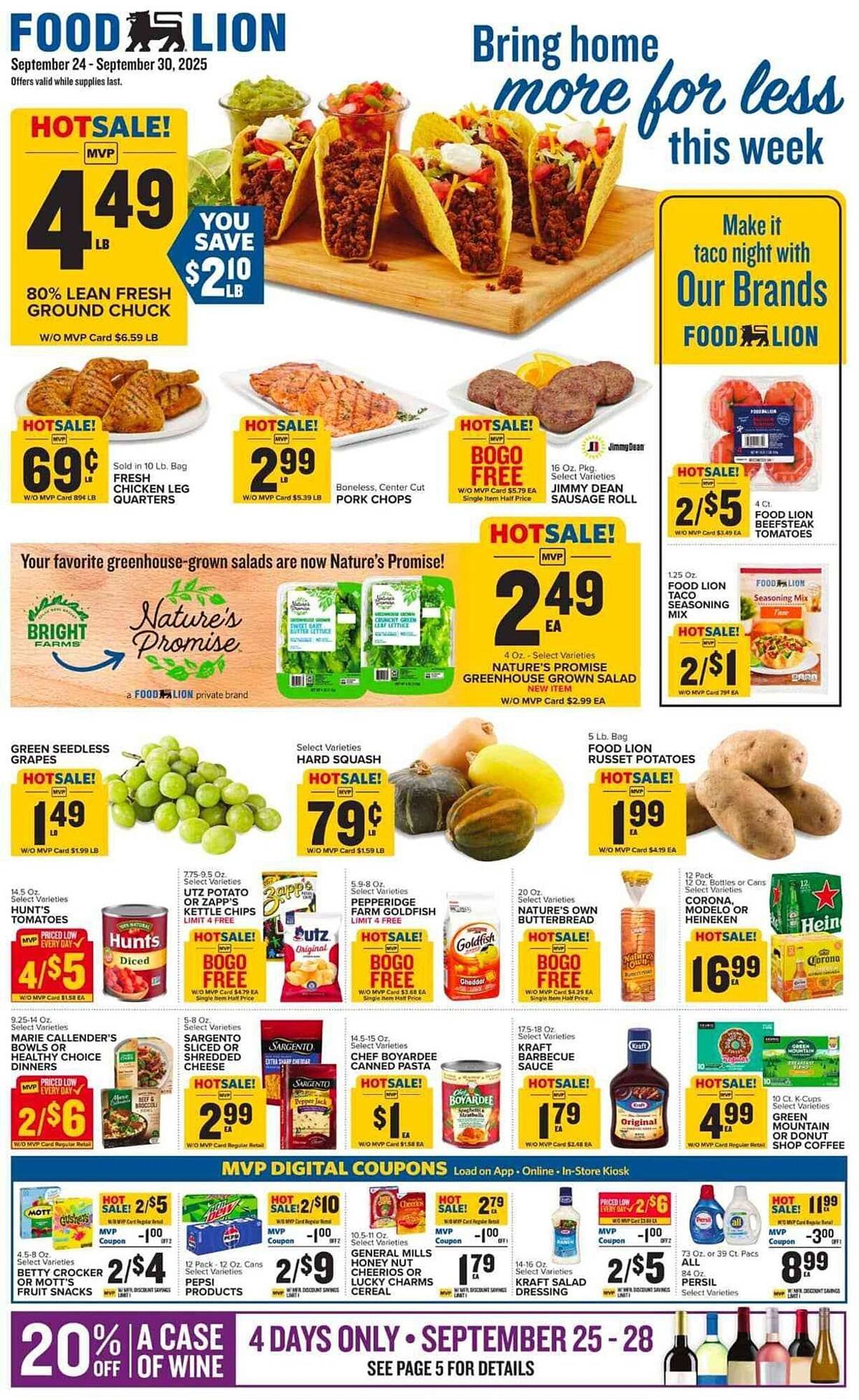Food Lion weekly ad (2025-09-24 - 2025-09-30) | 1