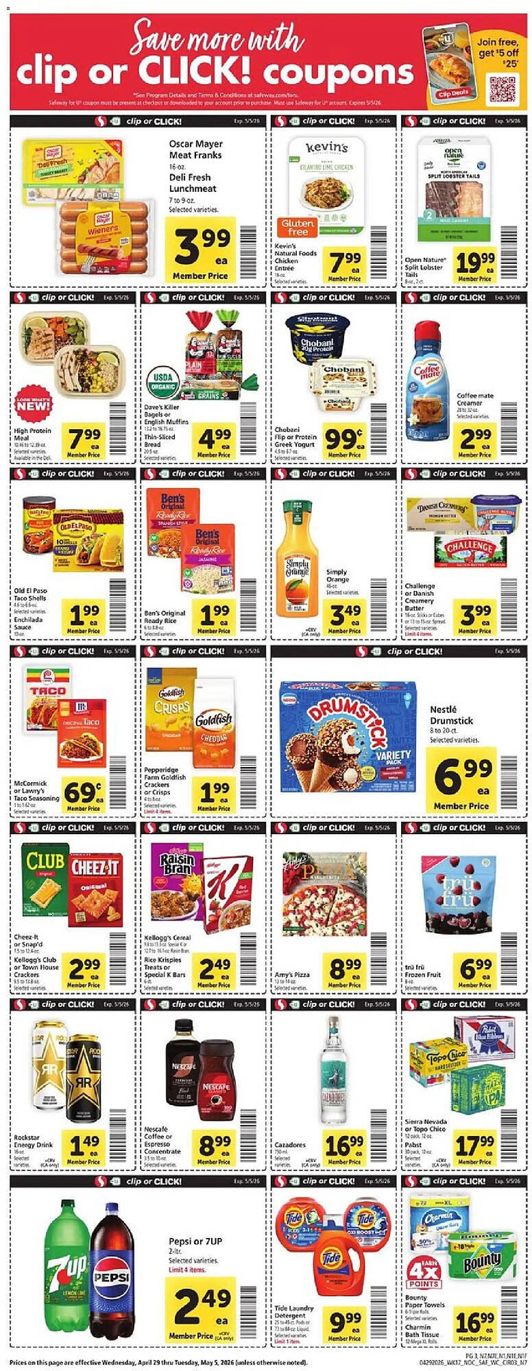Safeway weekly ad