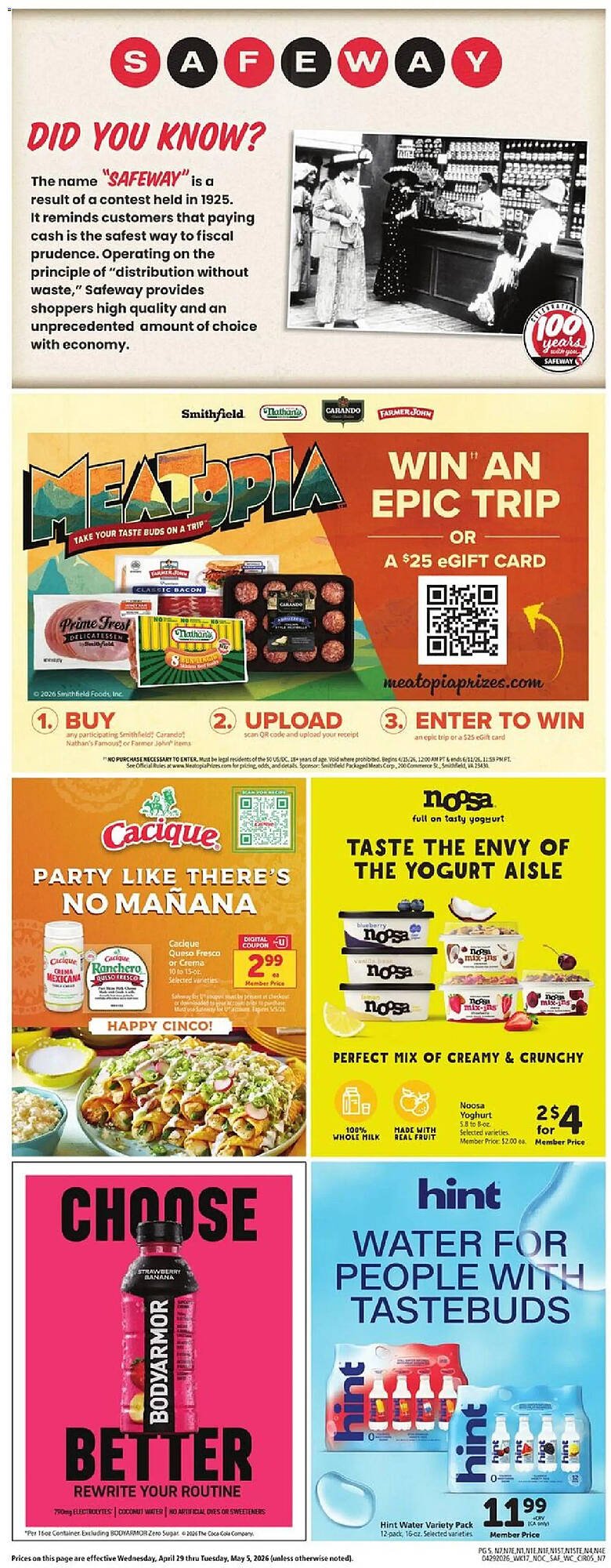 Safeway weekly ad