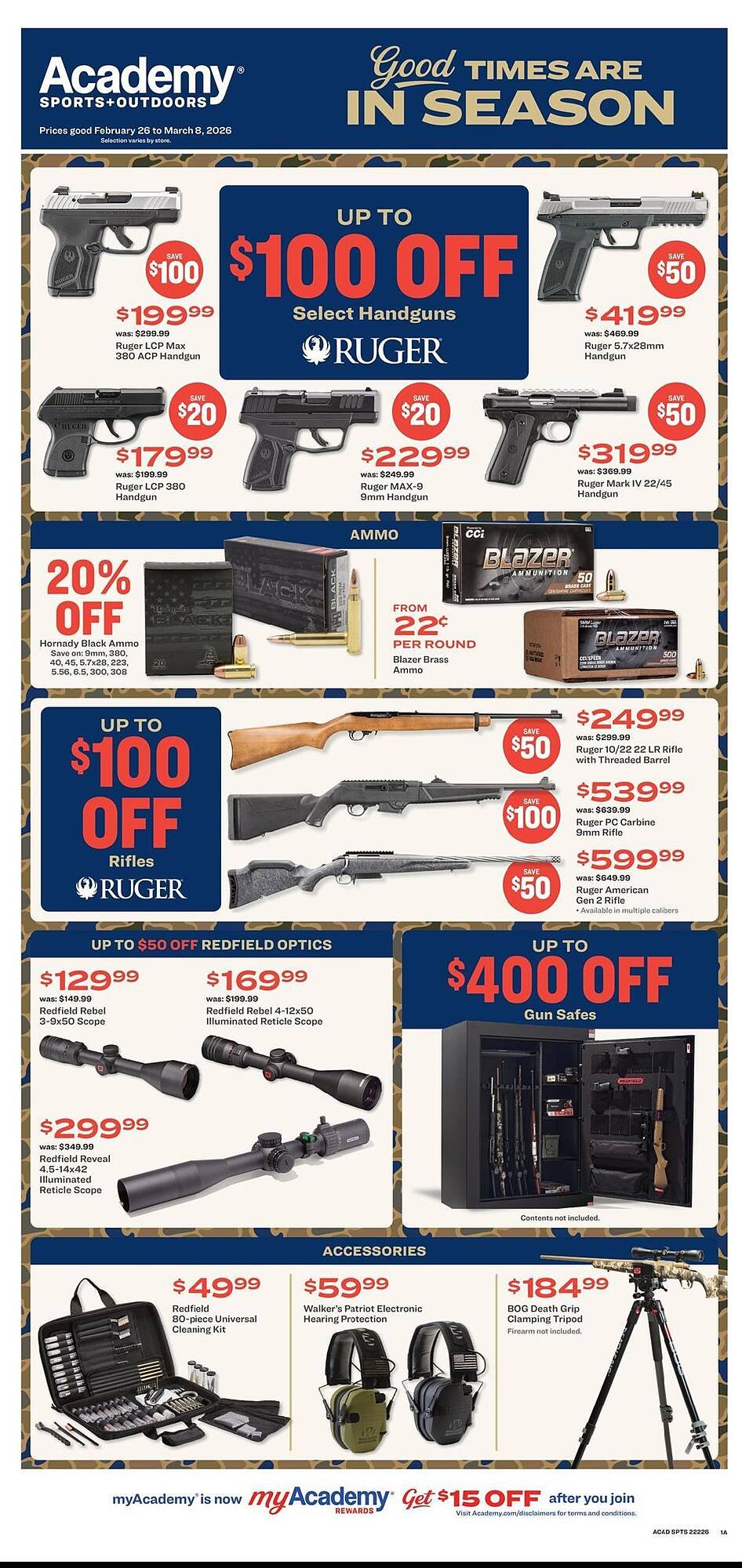 Academy weekly ad