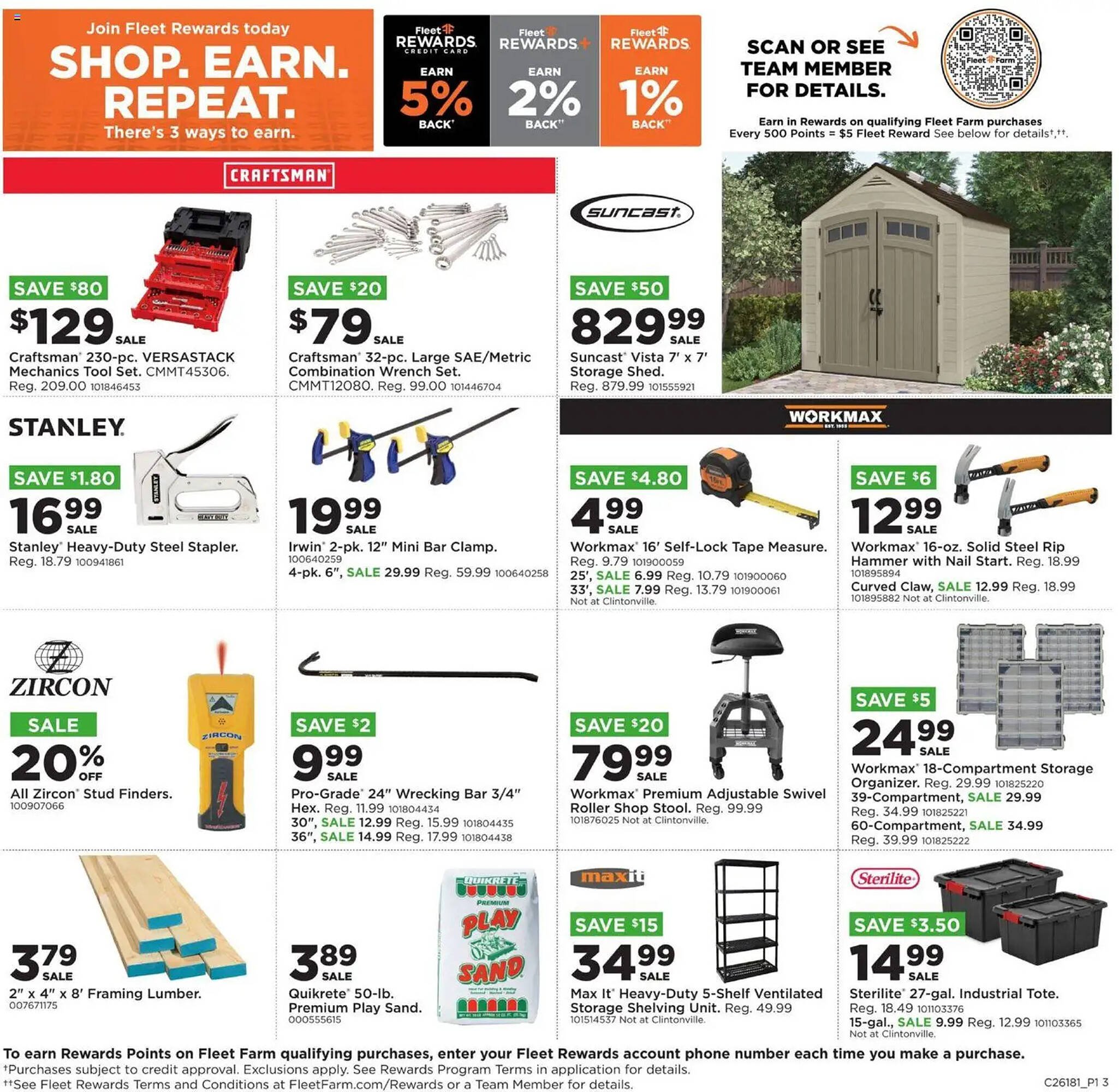 Mills Fleet Farm weekly ad