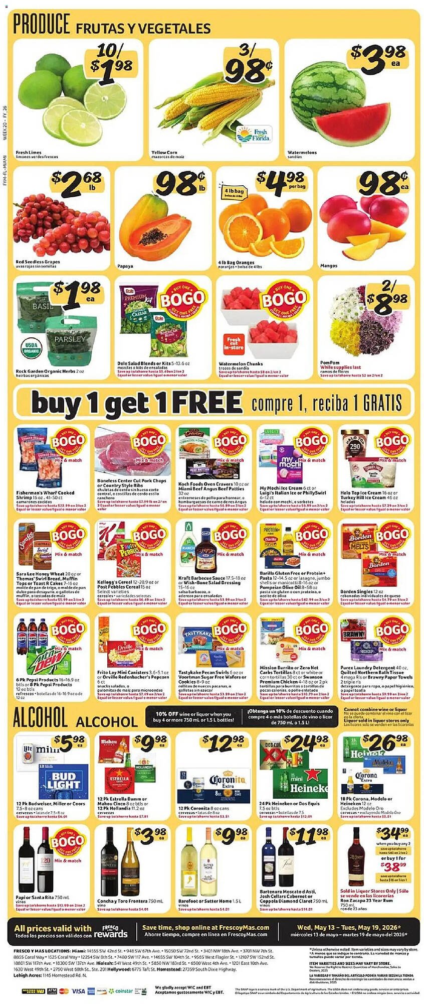 Fresco y Más weekly ad