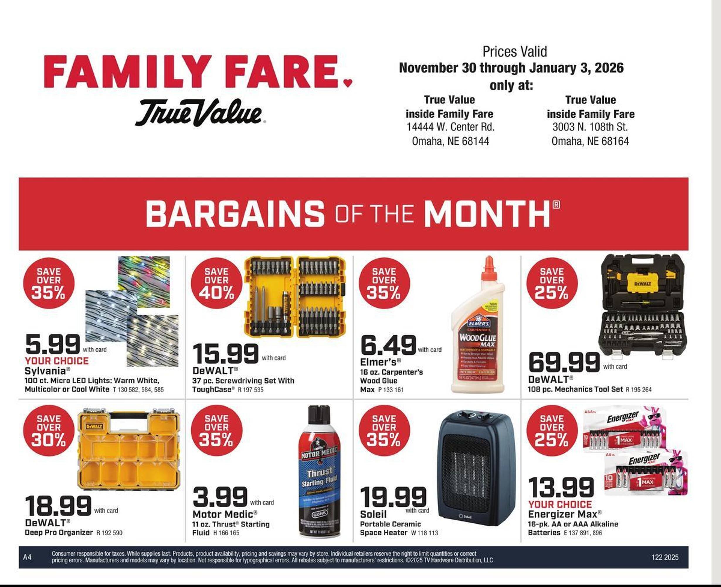 Family Fare weekly ad