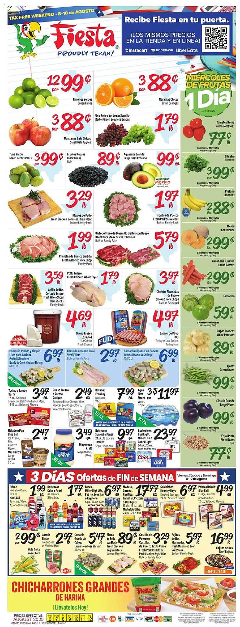 Fiesta Mart Weekly Ad (2025-08-06 - 2025-08-13) | 1