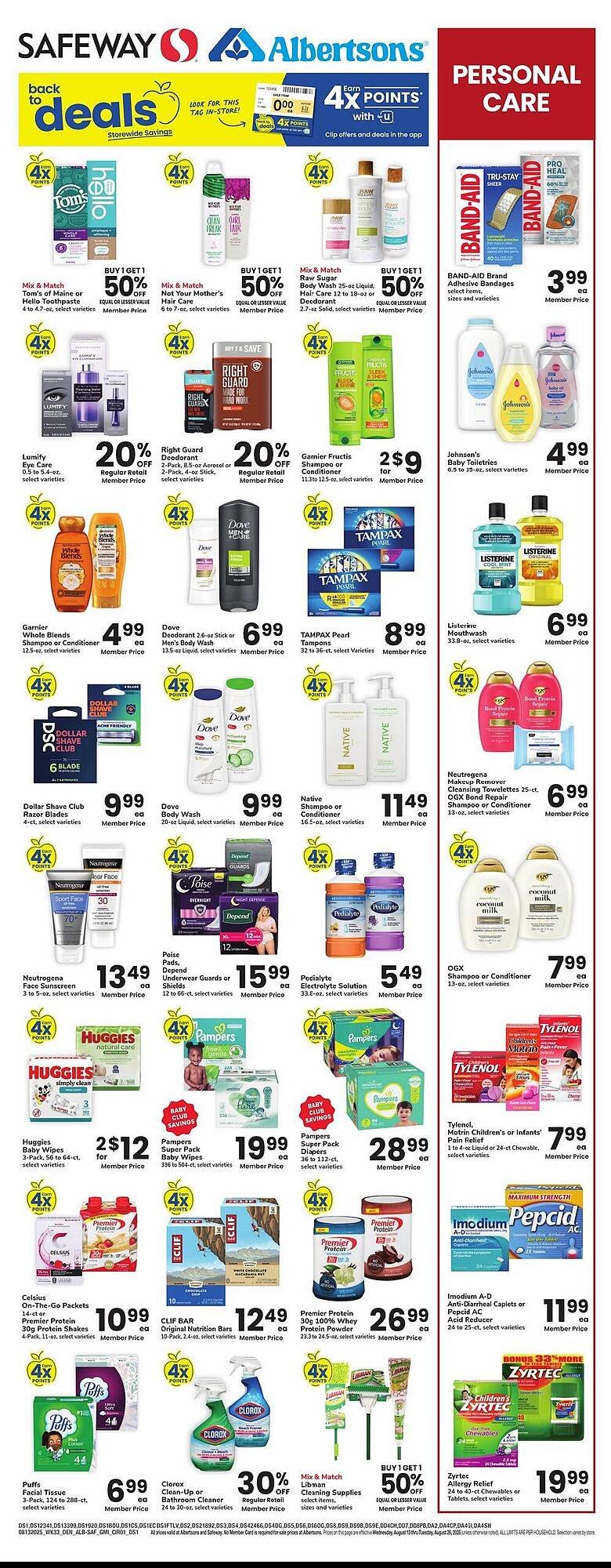 Safeway Weekly Ad (2025-08-17 - 2025-09-20) | 1