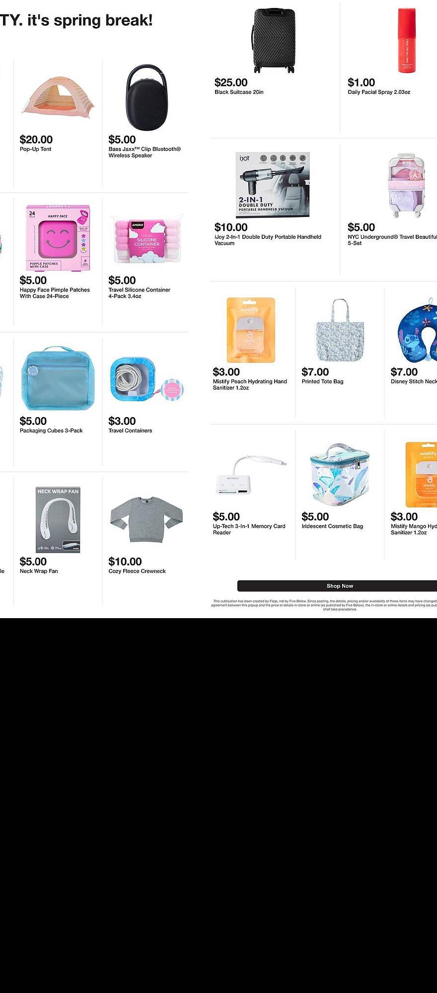 Five Below weekly ad