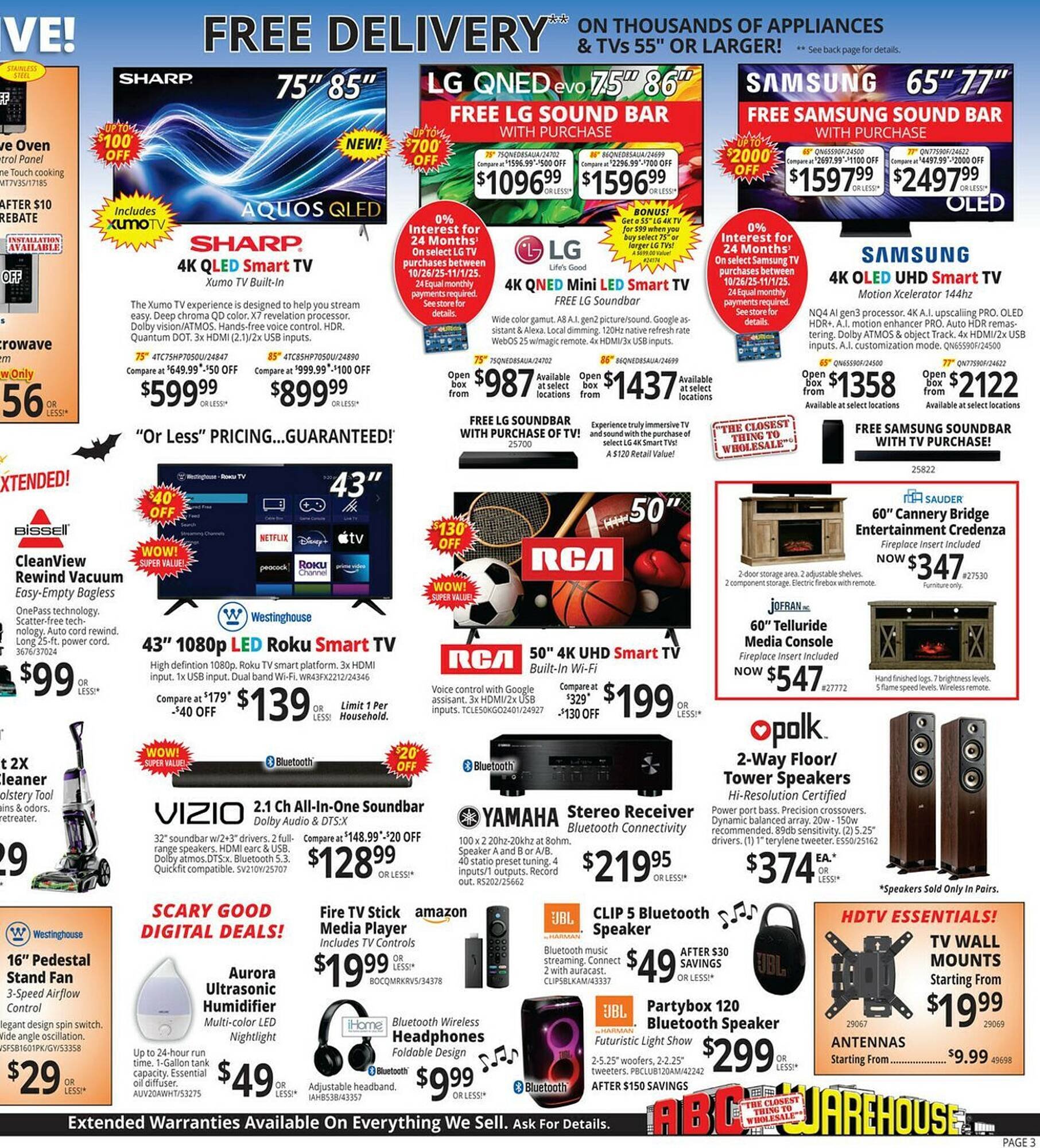 ABC Warehouse weekly ad (2025-10-26 - 2025-11-01) | 3