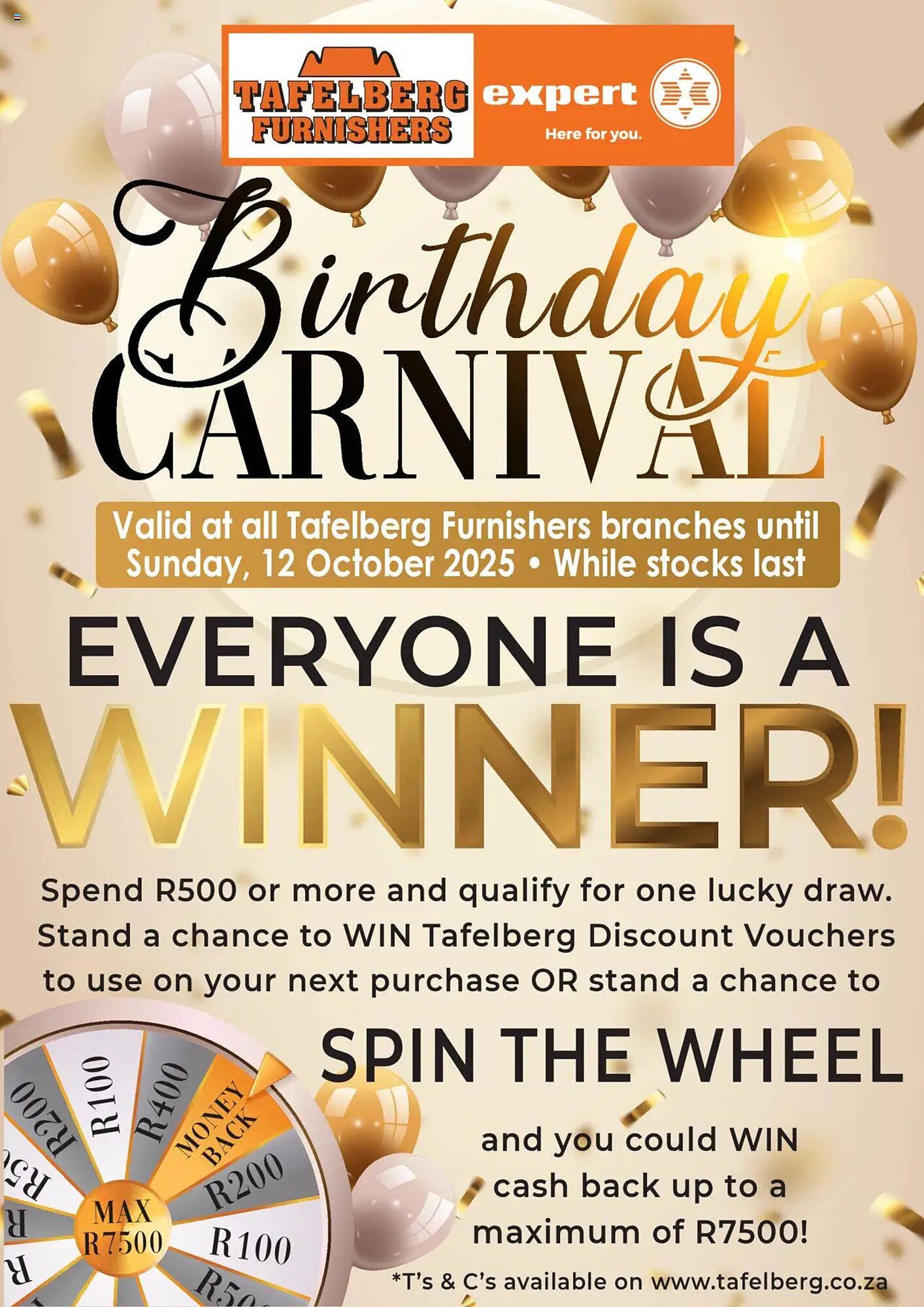 Tafelberg Furnishers catalogue (2025-10-06 - 2025-10-12) | 1