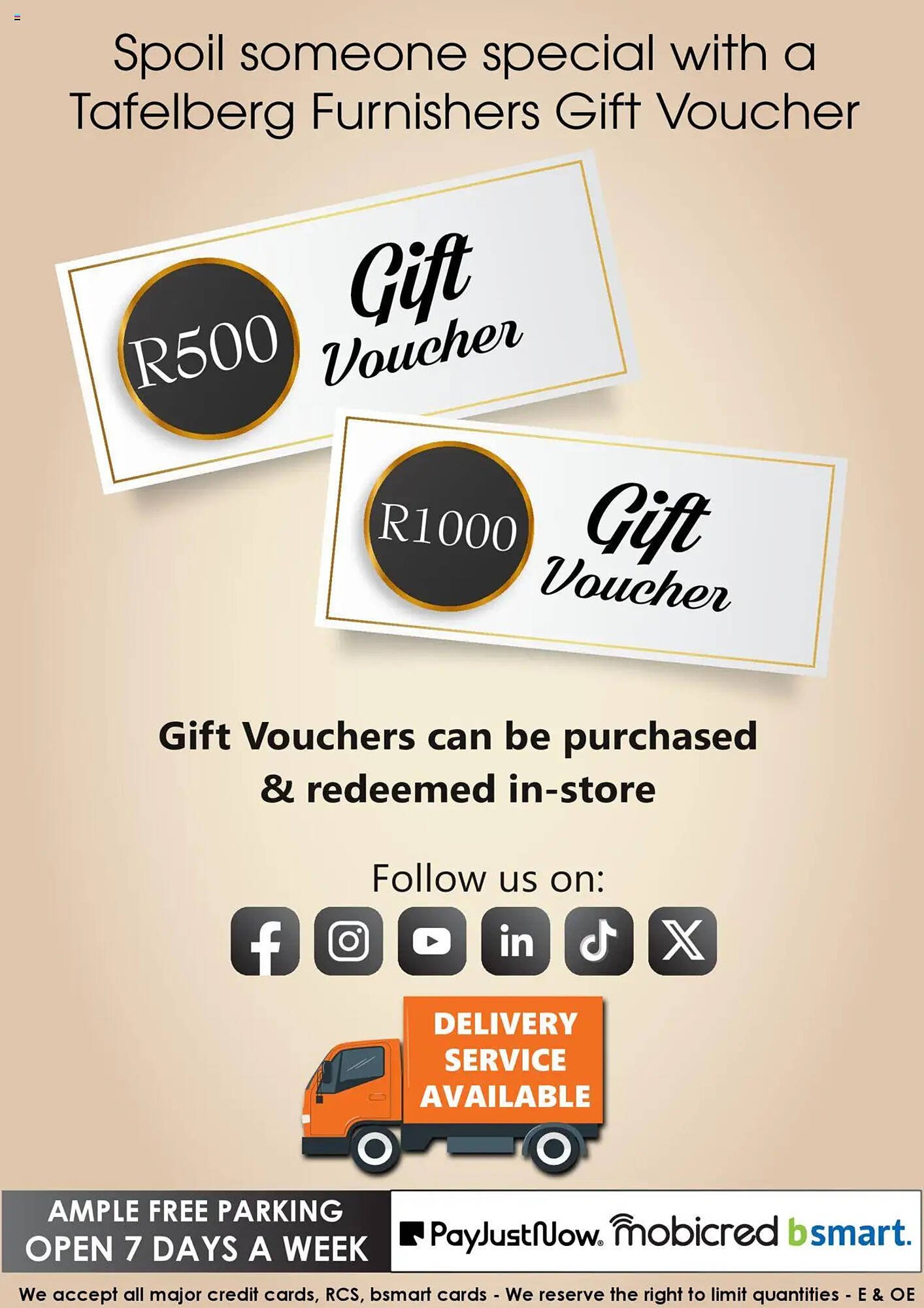 Tafelberg Furnishers catalogue (2025-10-06 - 2025-10-12) | 8