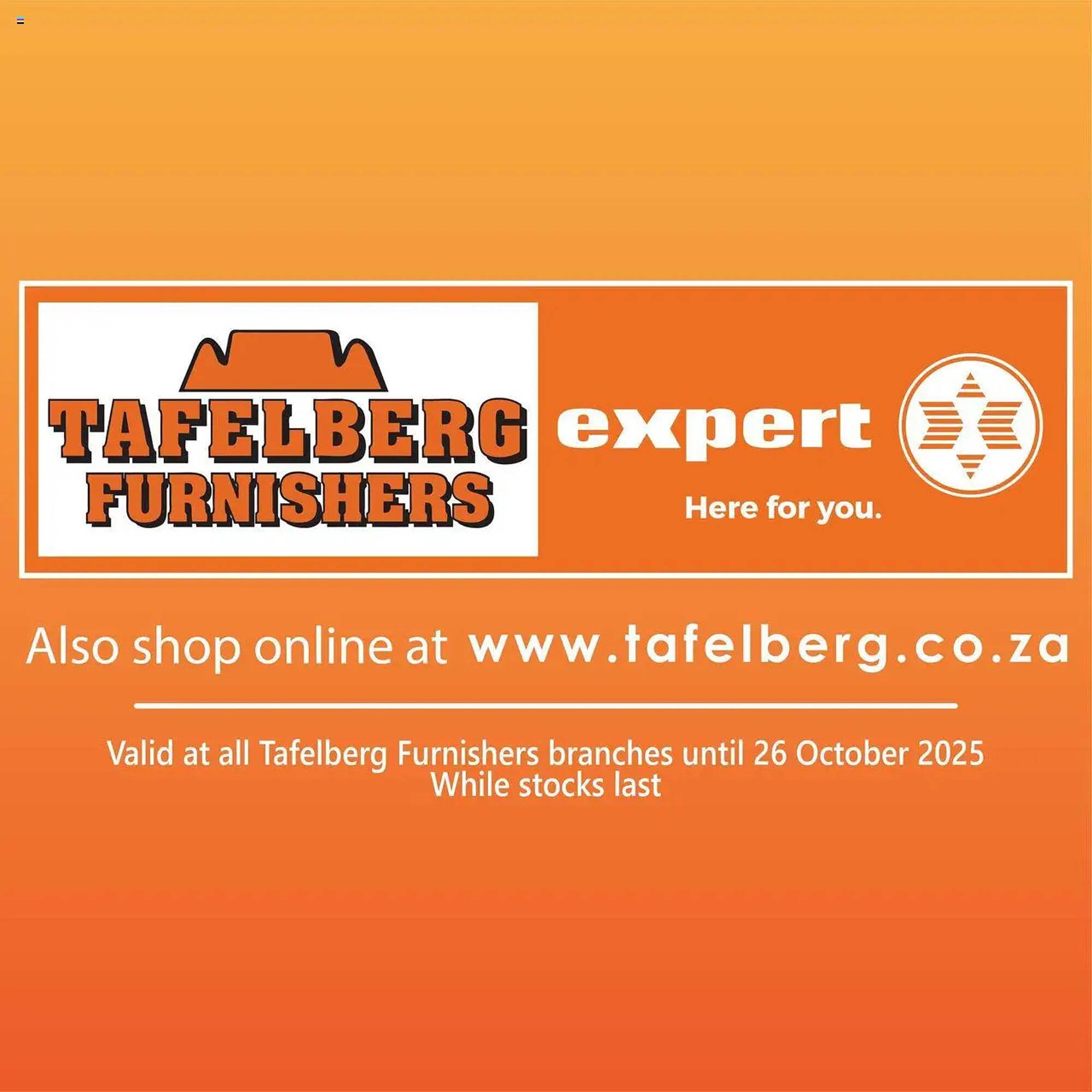 Tafelberg Furnishers catalogue (2025-10-16 - 2025-10-26) | 1