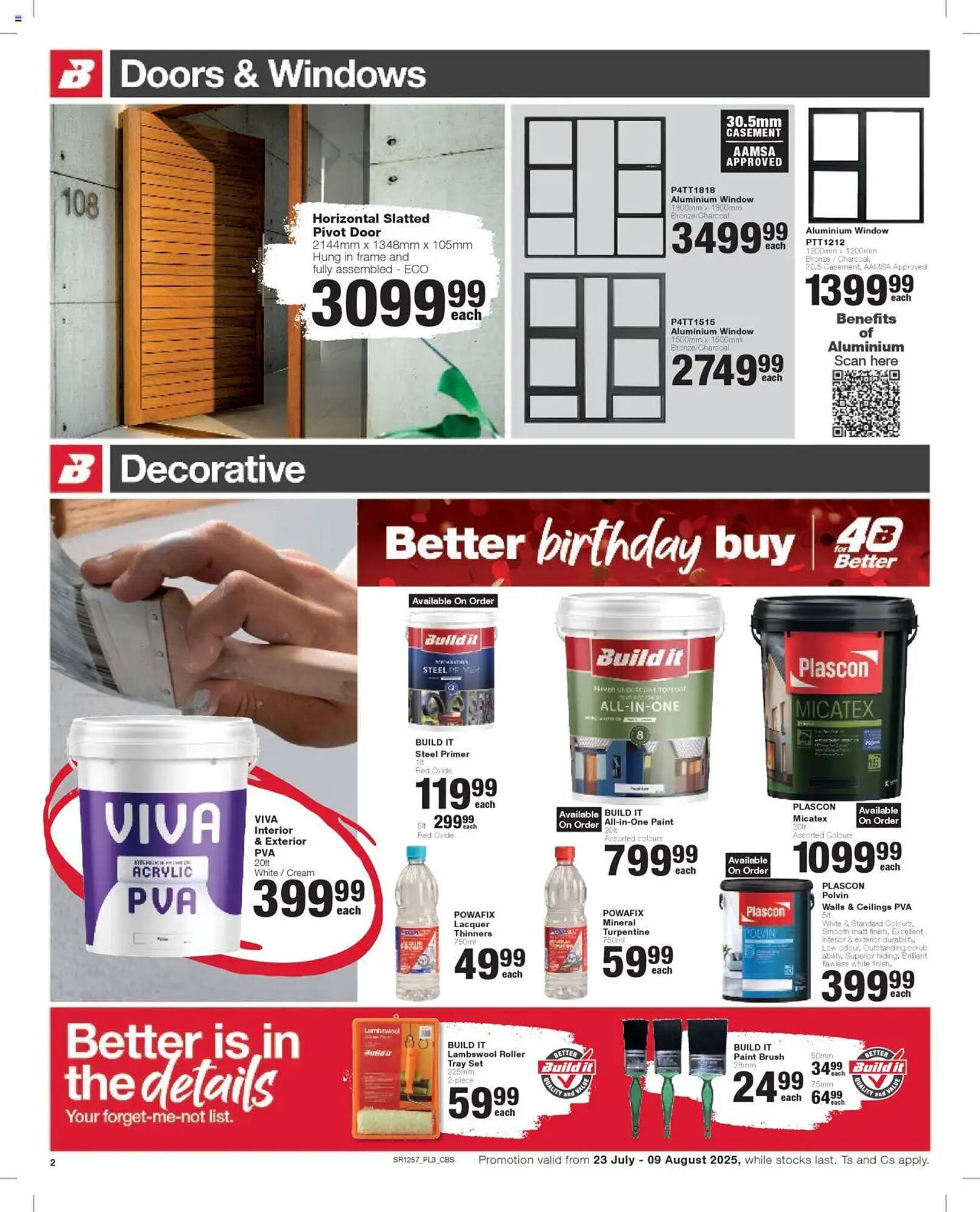 Build It catalogue (2025-07-23 - 2025-09-06) | 2