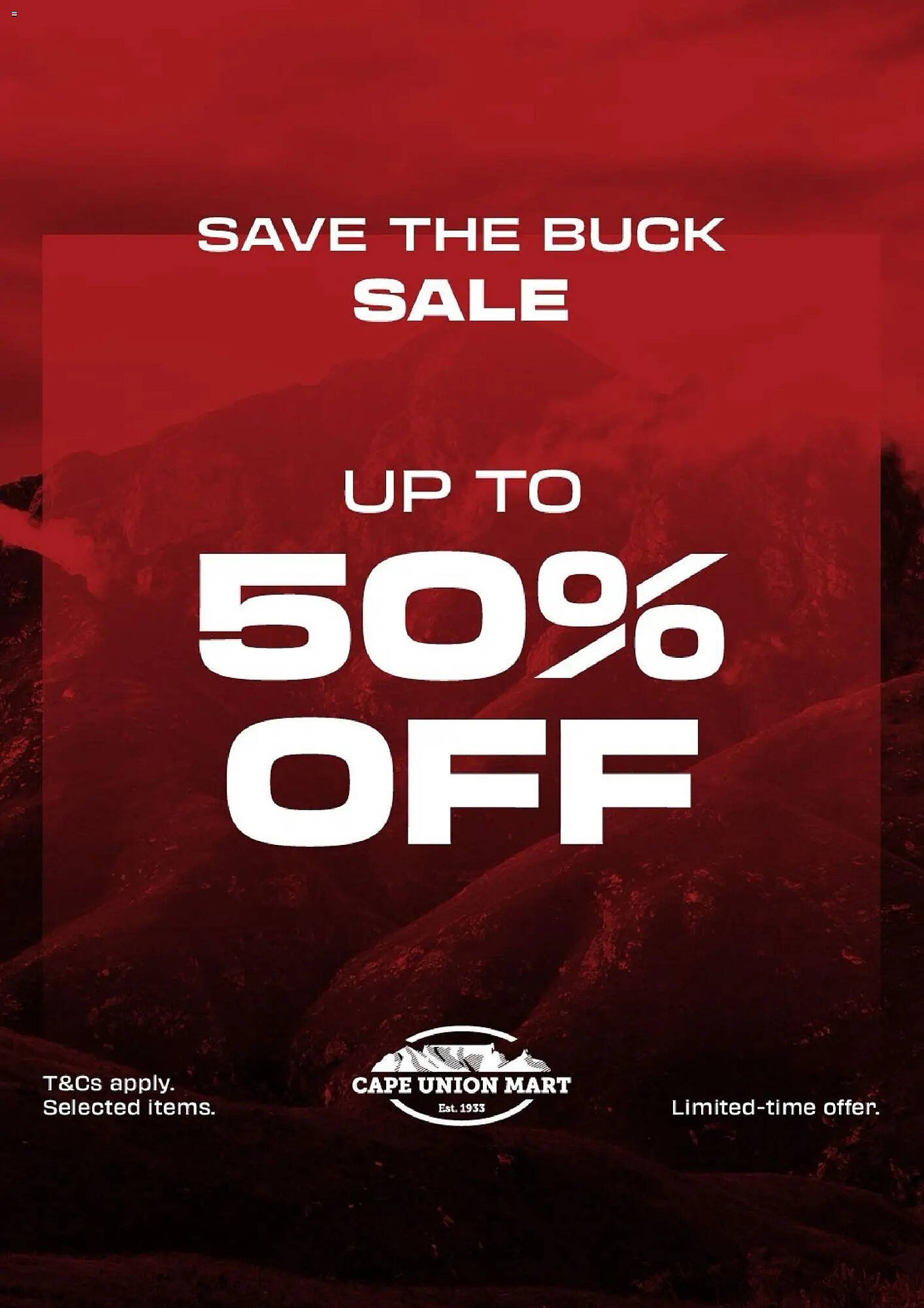 Cape Union Mart catalogue (2025-12-31 - 2026-01-31) | 1