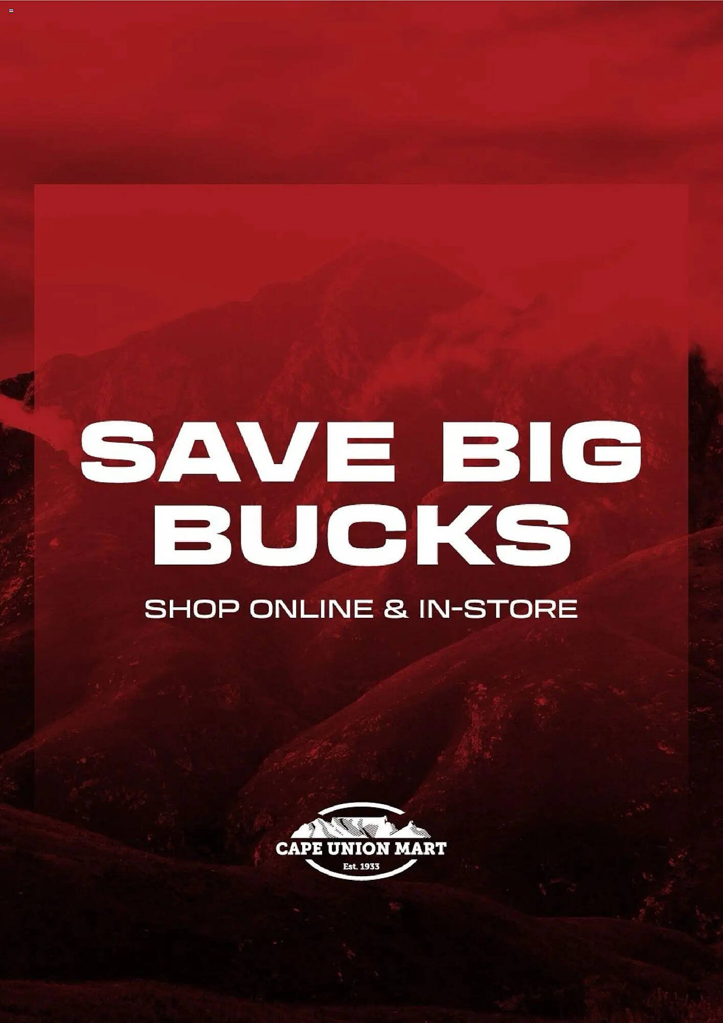 Cape Union Mart catalogue (2025-12-31 - 2026-01-31) | 14