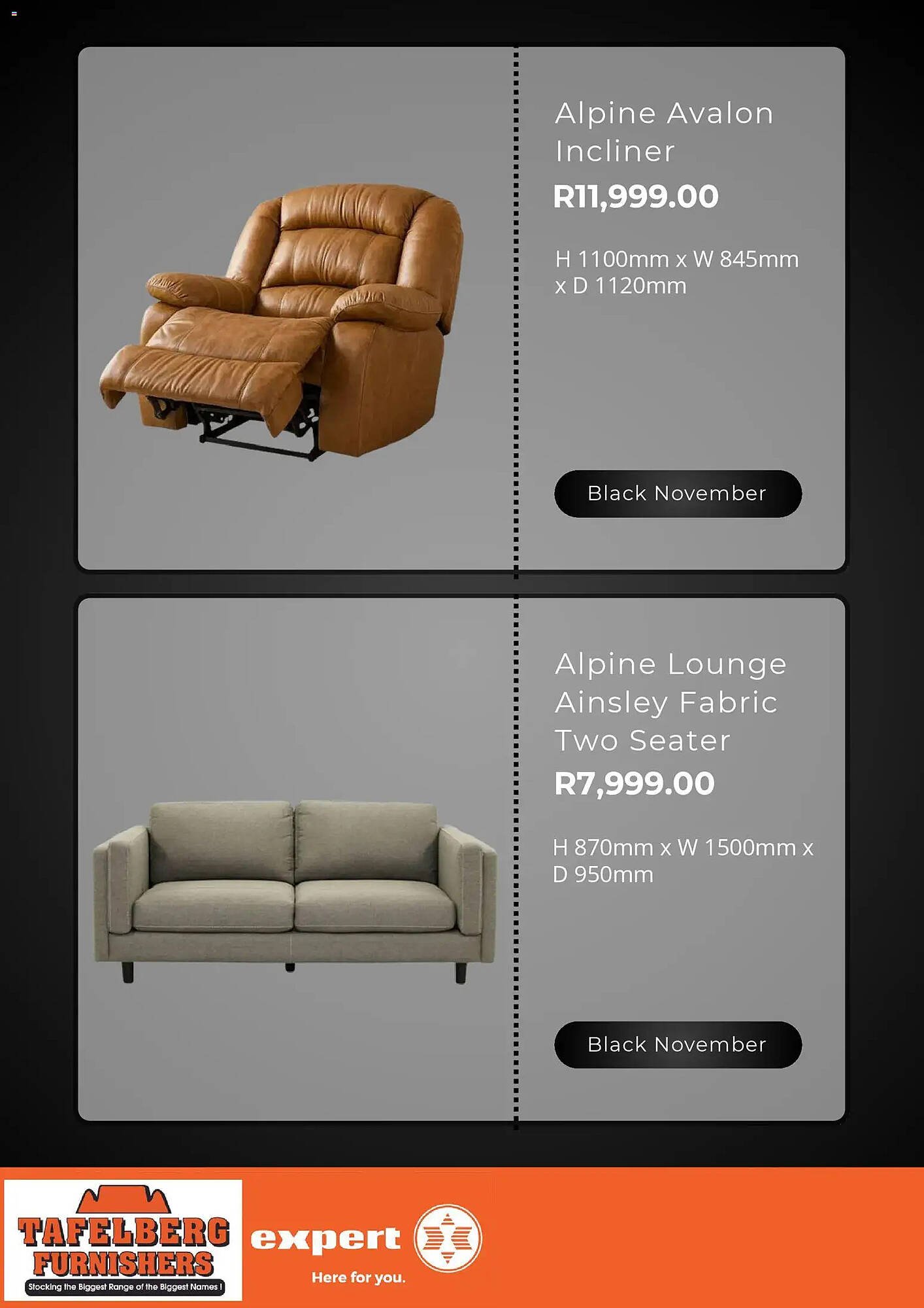 Tafelberg Furnishers catalogue (2025-10-24 - 2025-12-02) | 12
