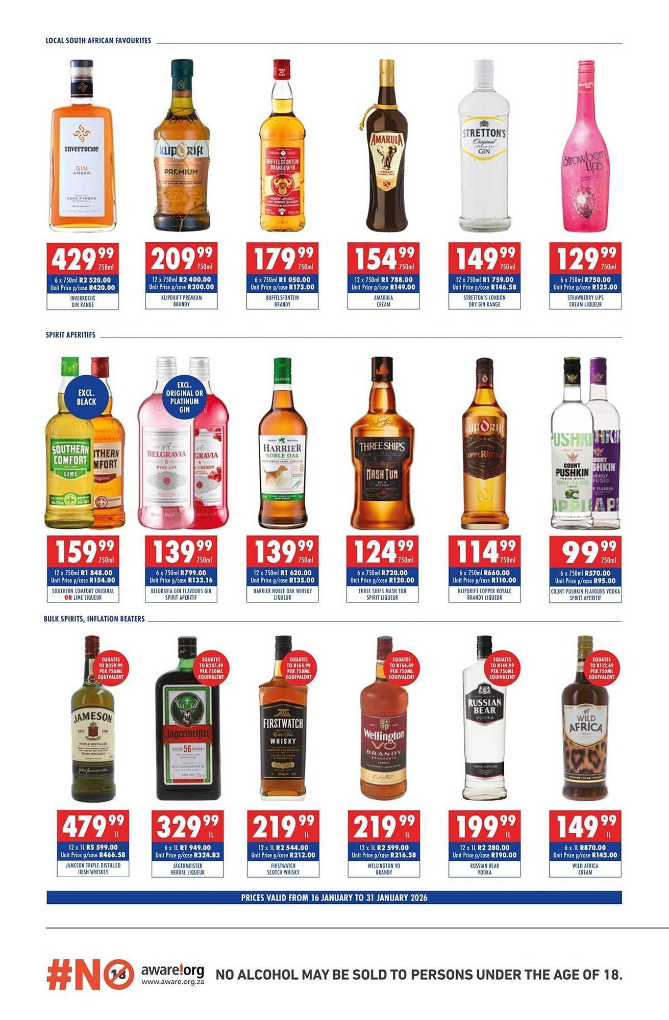 Ultra Liquors catalogue (2026-01-16 - 2026-01-31) | 2