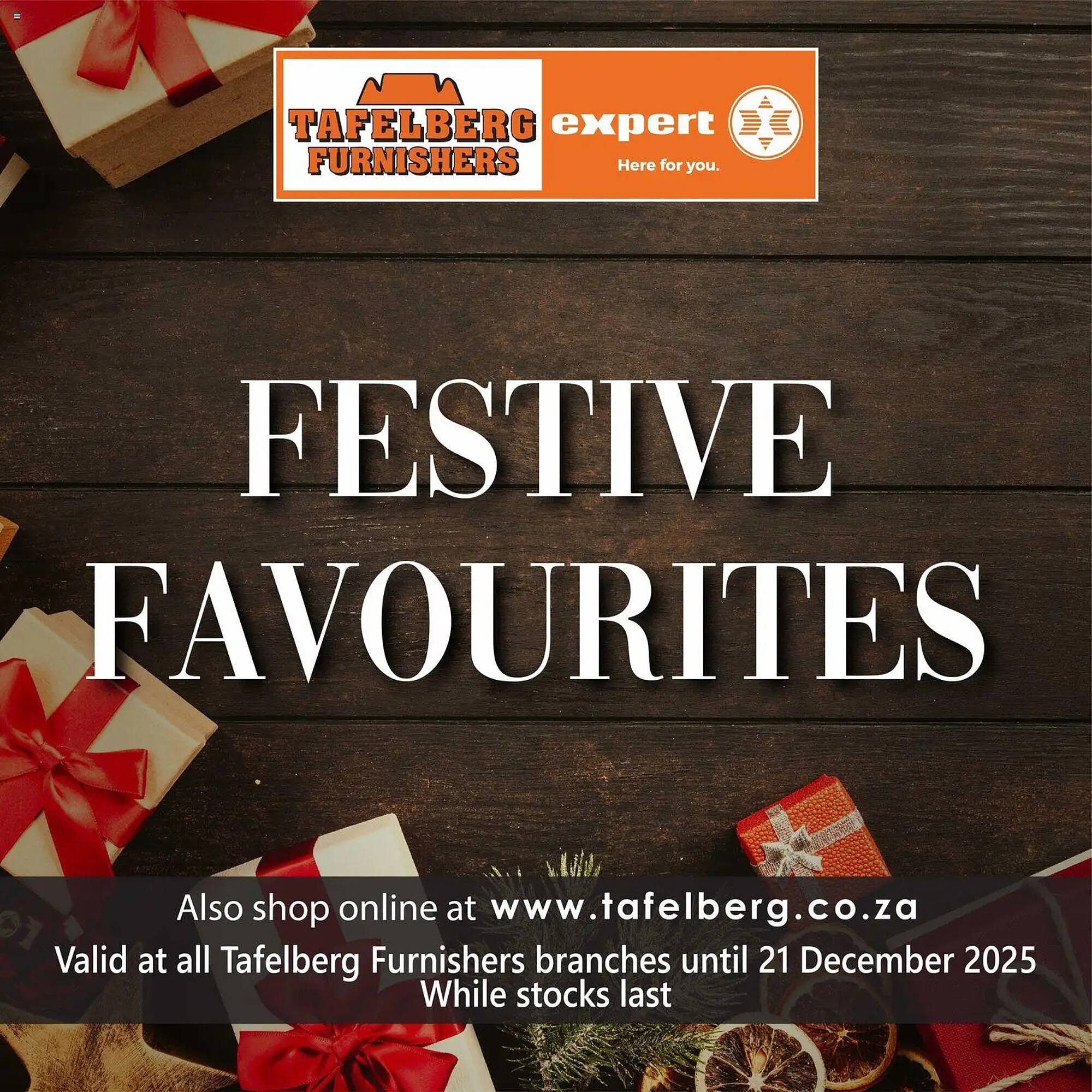 Tafelberg Furnishers catalogue (2025-12-11 - 2025-12-21) | 1