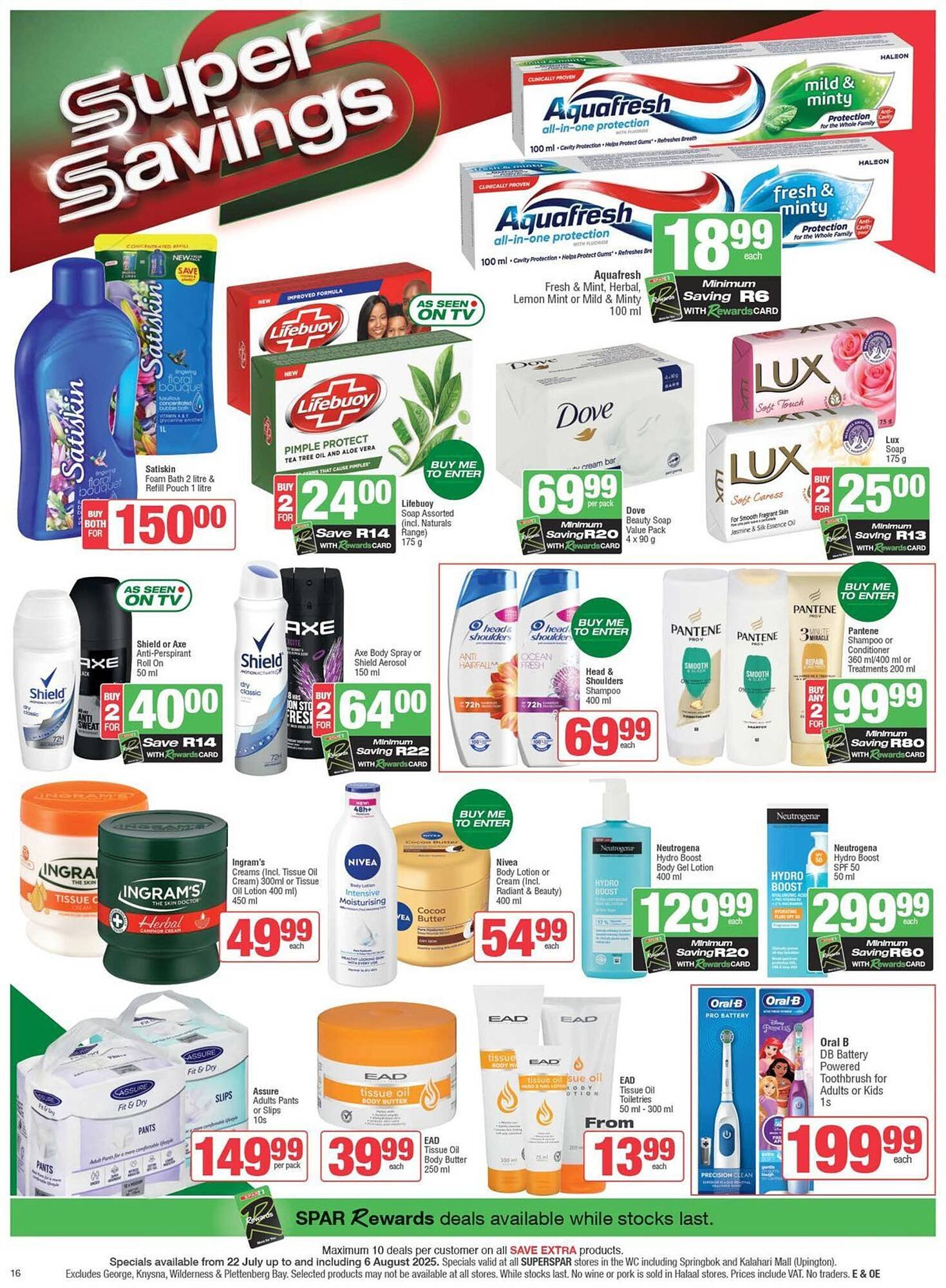 SuperSpar catalogue (2025-07-22 - 2025-08-06) | 16