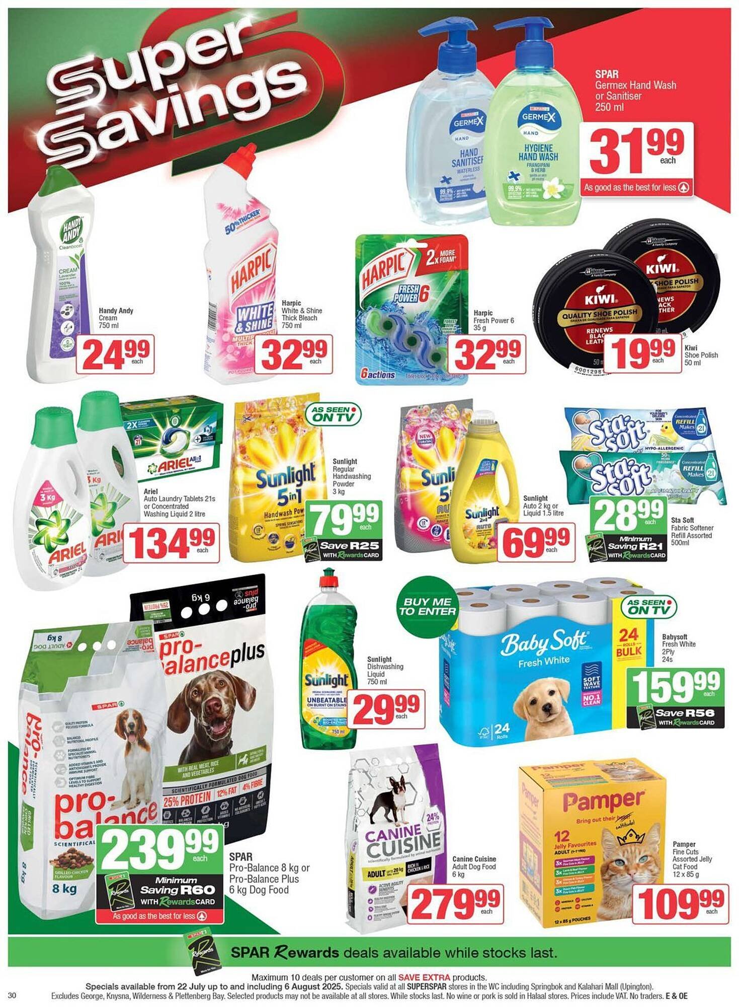 SuperSpar catalogue (2025-07-22 - 2025-08-06) | 30