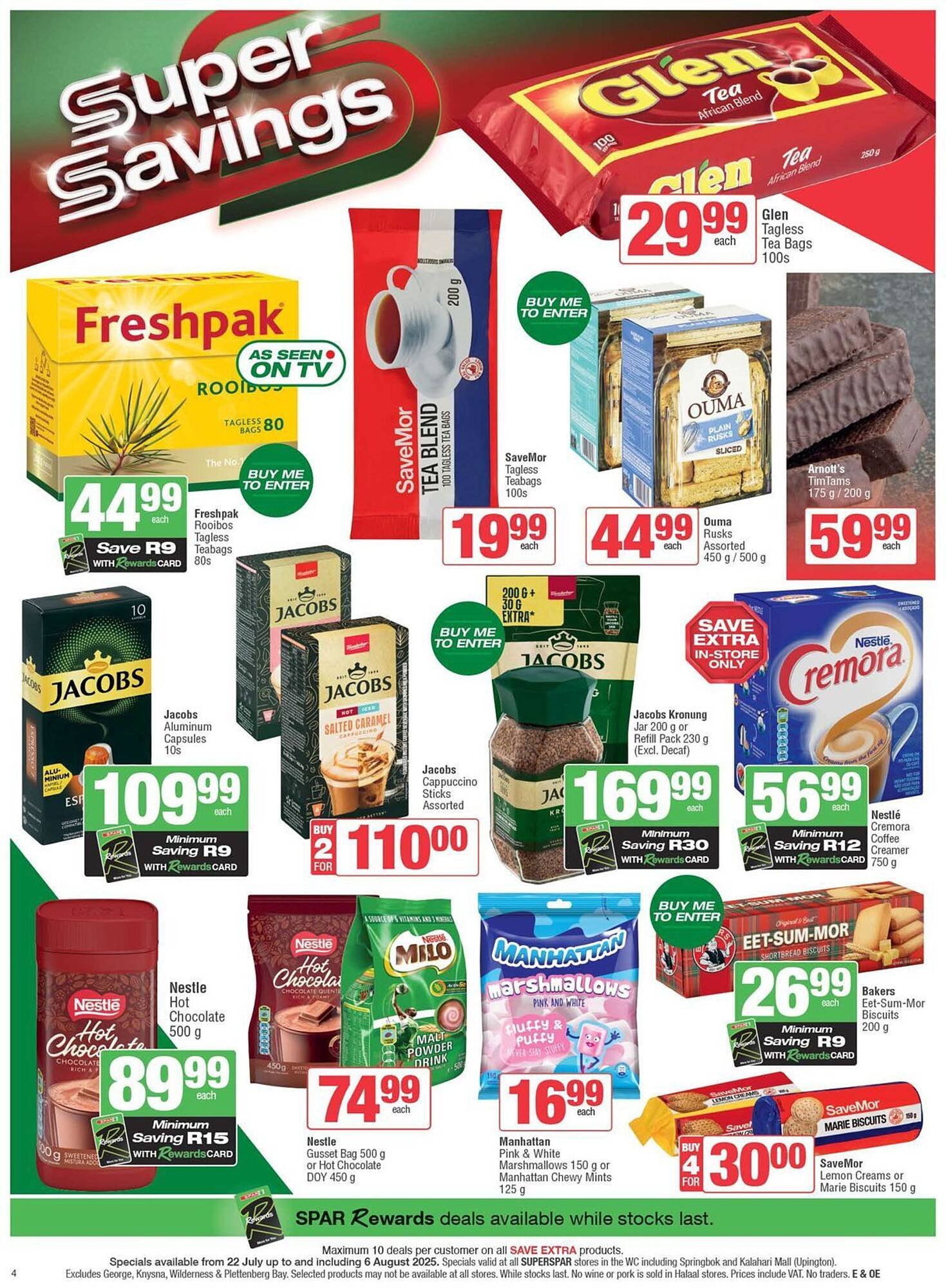 SuperSpar catalogue (2025-07-22 - 2025-08-06) | 4