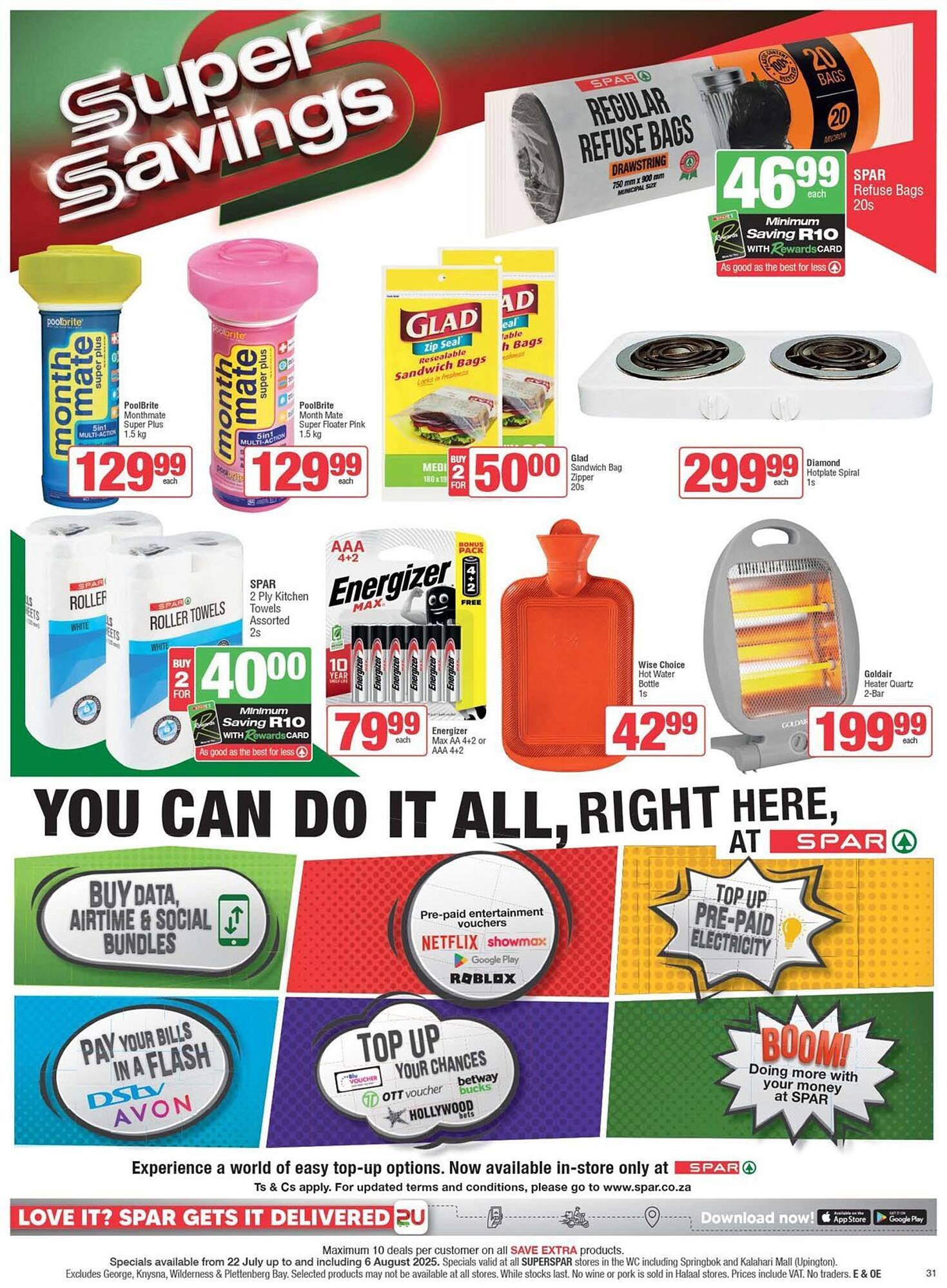 SuperSpar catalogue (2025-07-22 - 2025-08-06) | 31