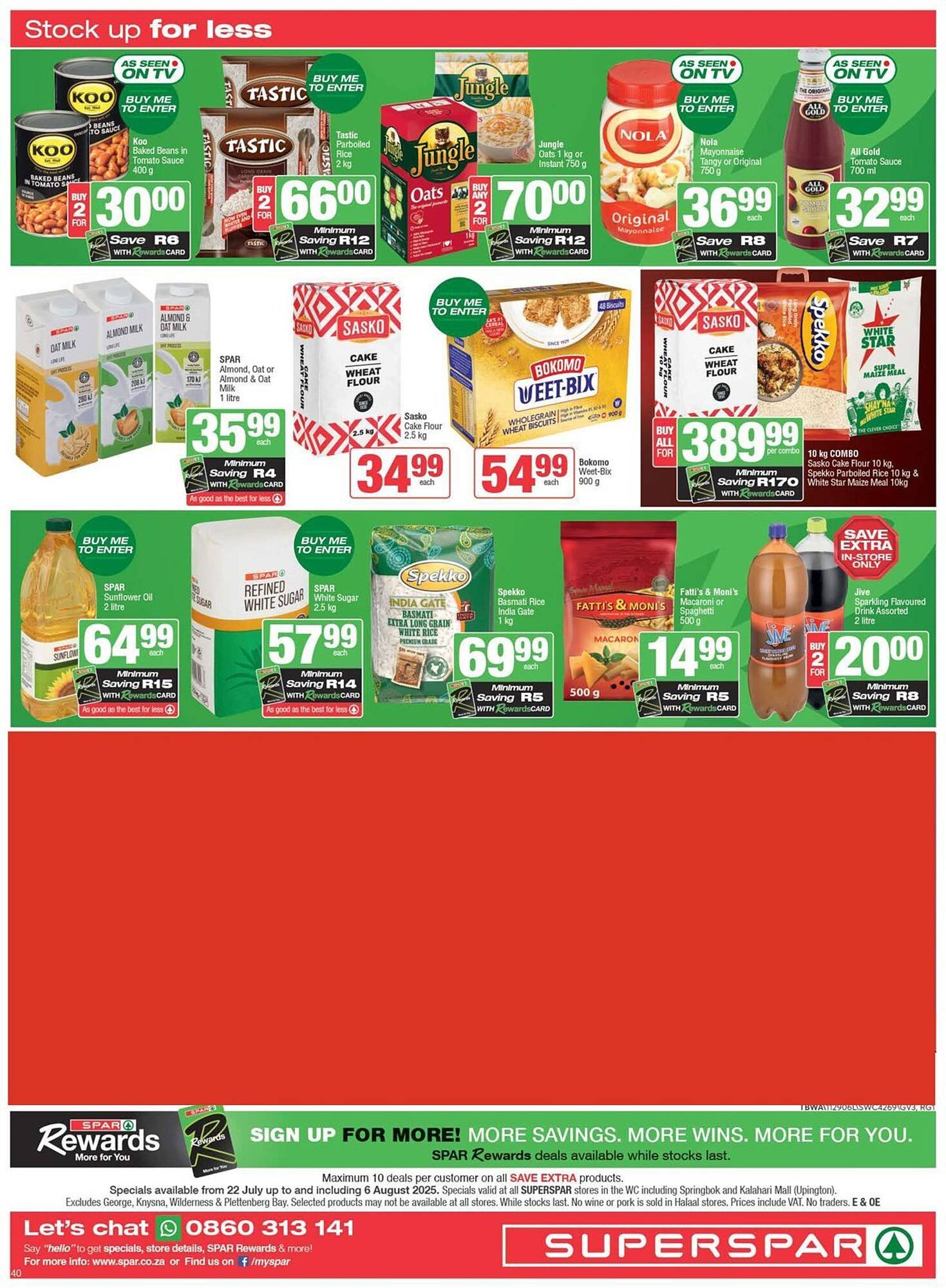SuperSpar catalogue (2025-07-22 - 2025-08-06) | 32