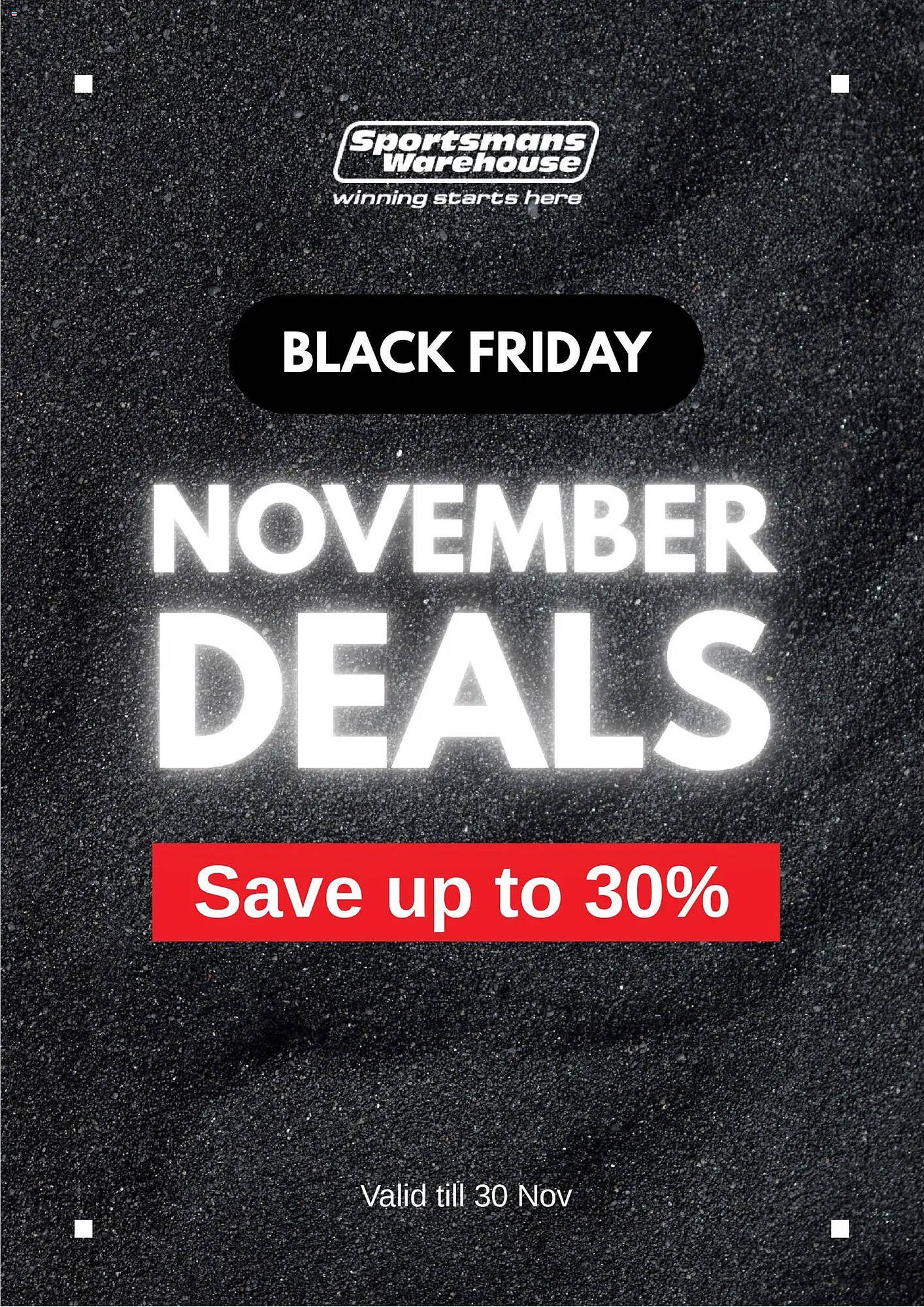 Sportsmans Warehouse catalogue (2025-11-17 - 2025-11-30) | 1