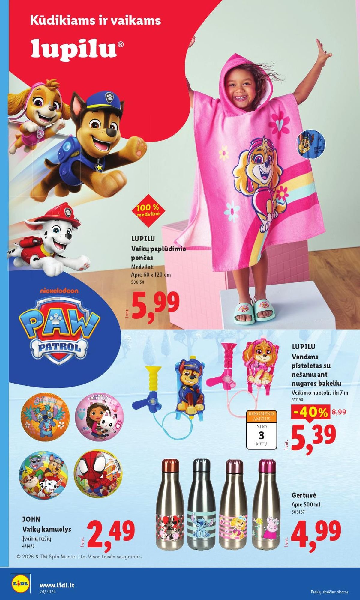 LIDL - Ne maisto prekių pasiūlymai (2026 06 08 - 2026 06 14)