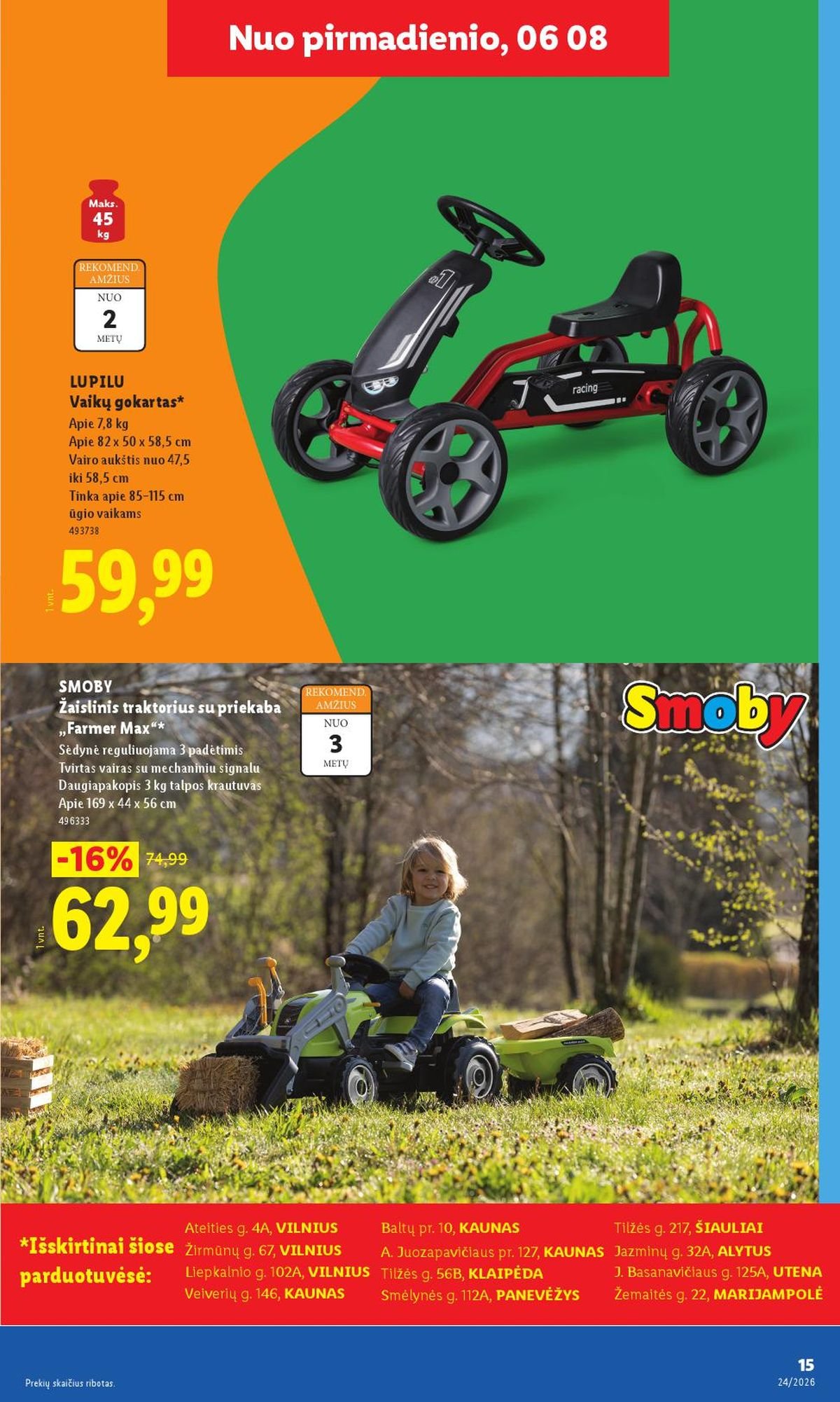 LIDL - Ne maisto prekių pasiūlymai (2026 06 08 - 2026 06 14)