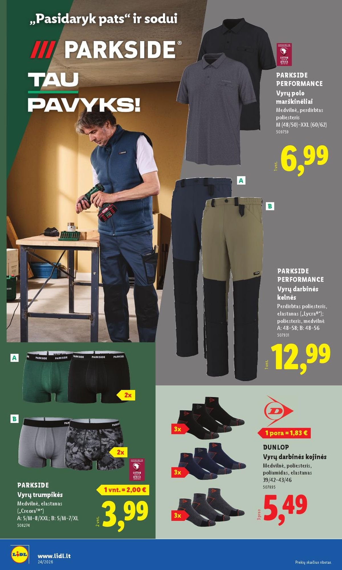 LIDL - Ne maisto prekių pasiūlymai (2026 06 08 - 2026 06 14)