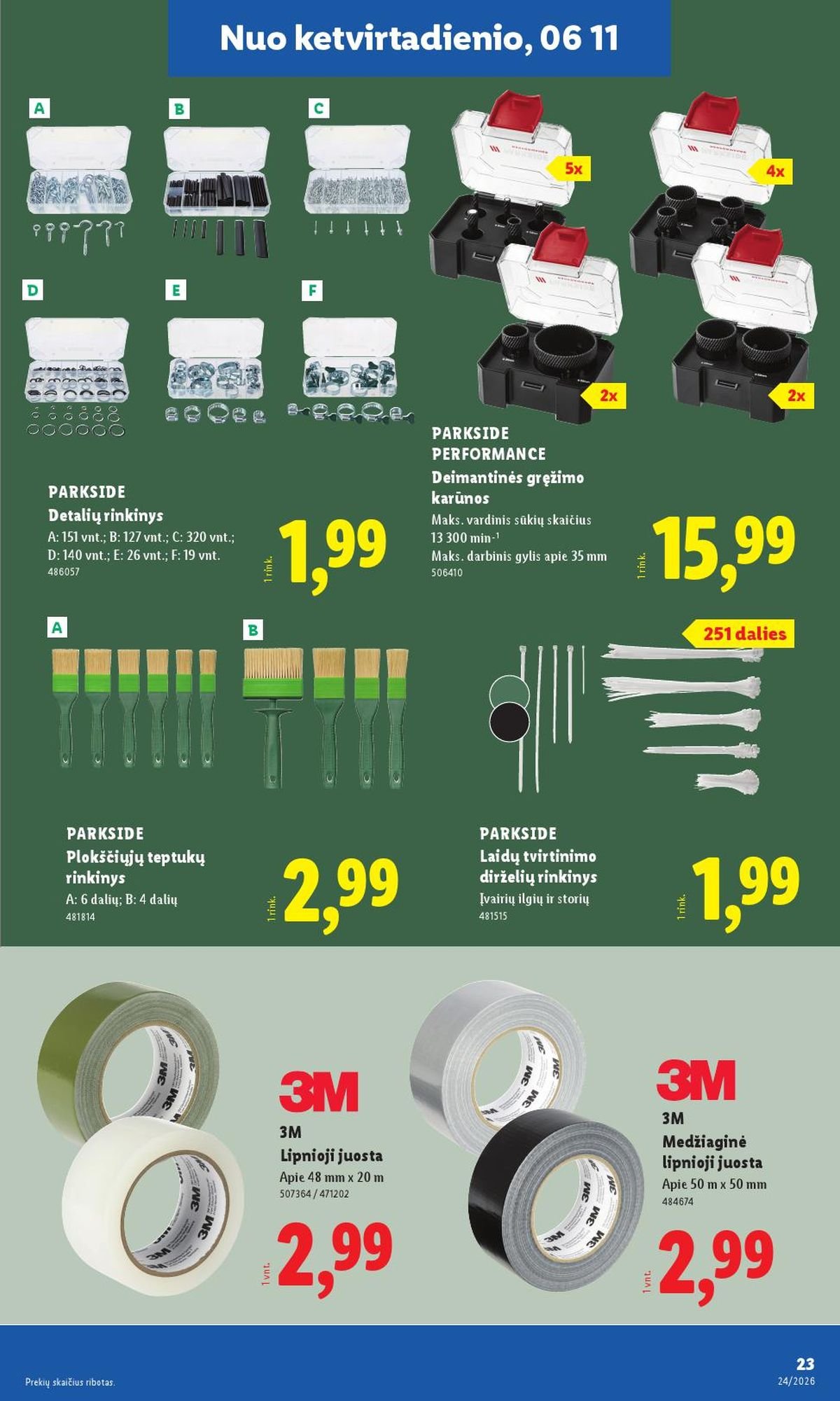 LIDL - Ne maisto prekių pasiūlymai (2026 06 08 - 2026 06 14)