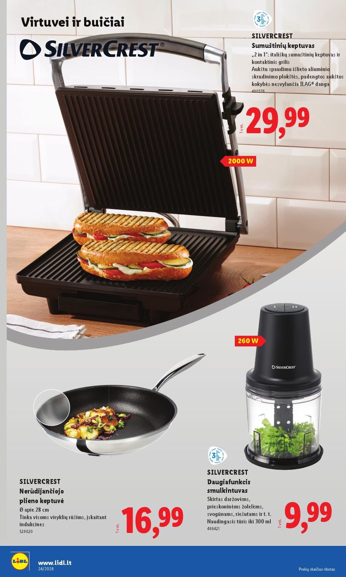 LIDL - Ne maisto prekių pasiūlymai (2026 06 08 - 2026 06 14)