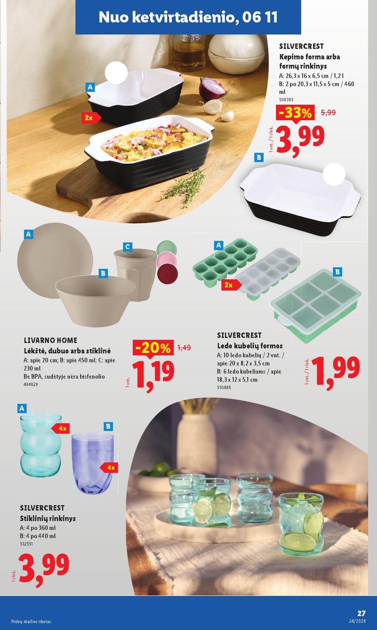 LIDL - Ne maisto prekių pasiūlymai (2026 06 08 - 2026 06 14)