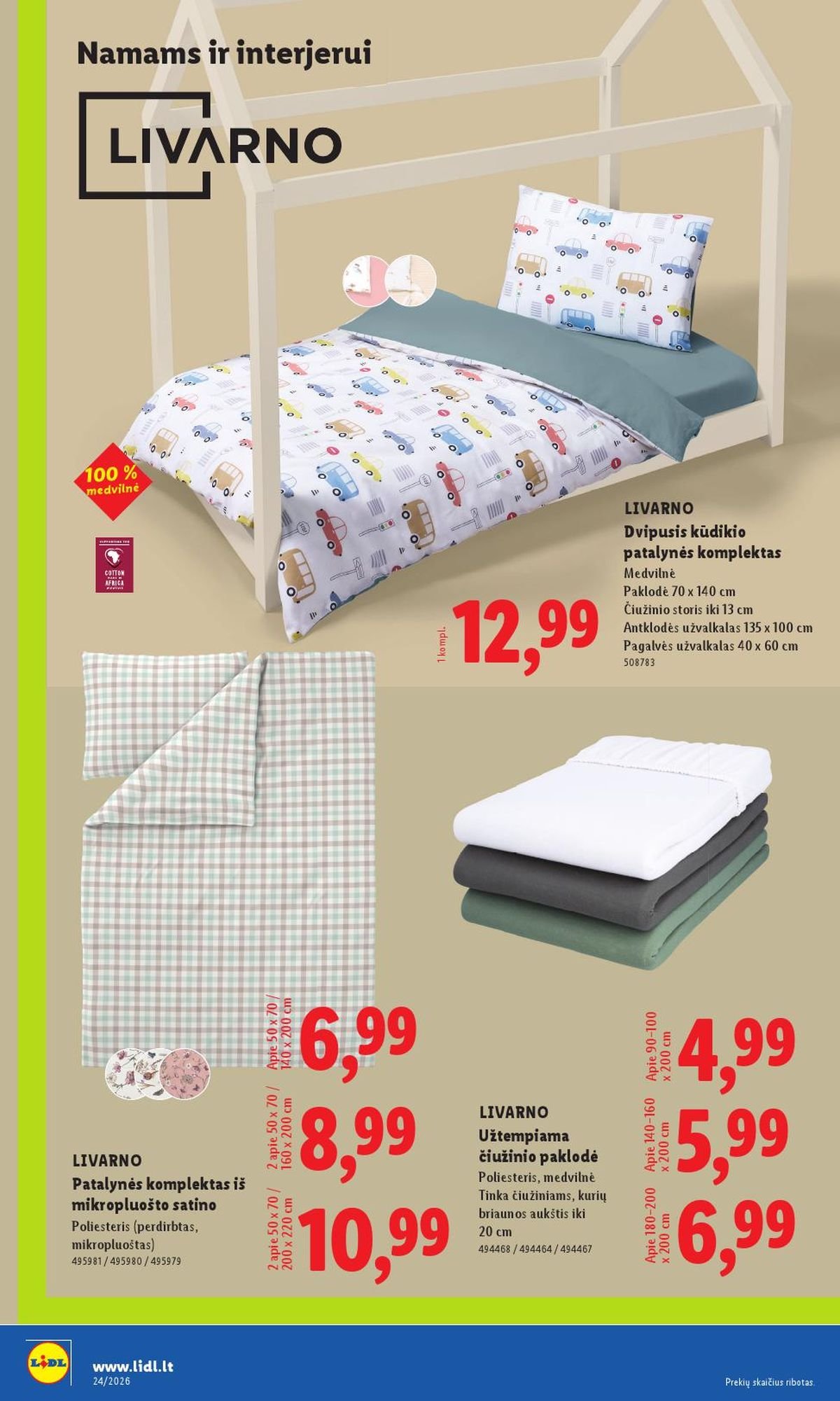 LIDL - Ne maisto prekių pasiūlymai (2026 06 08 - 2026 06 14)