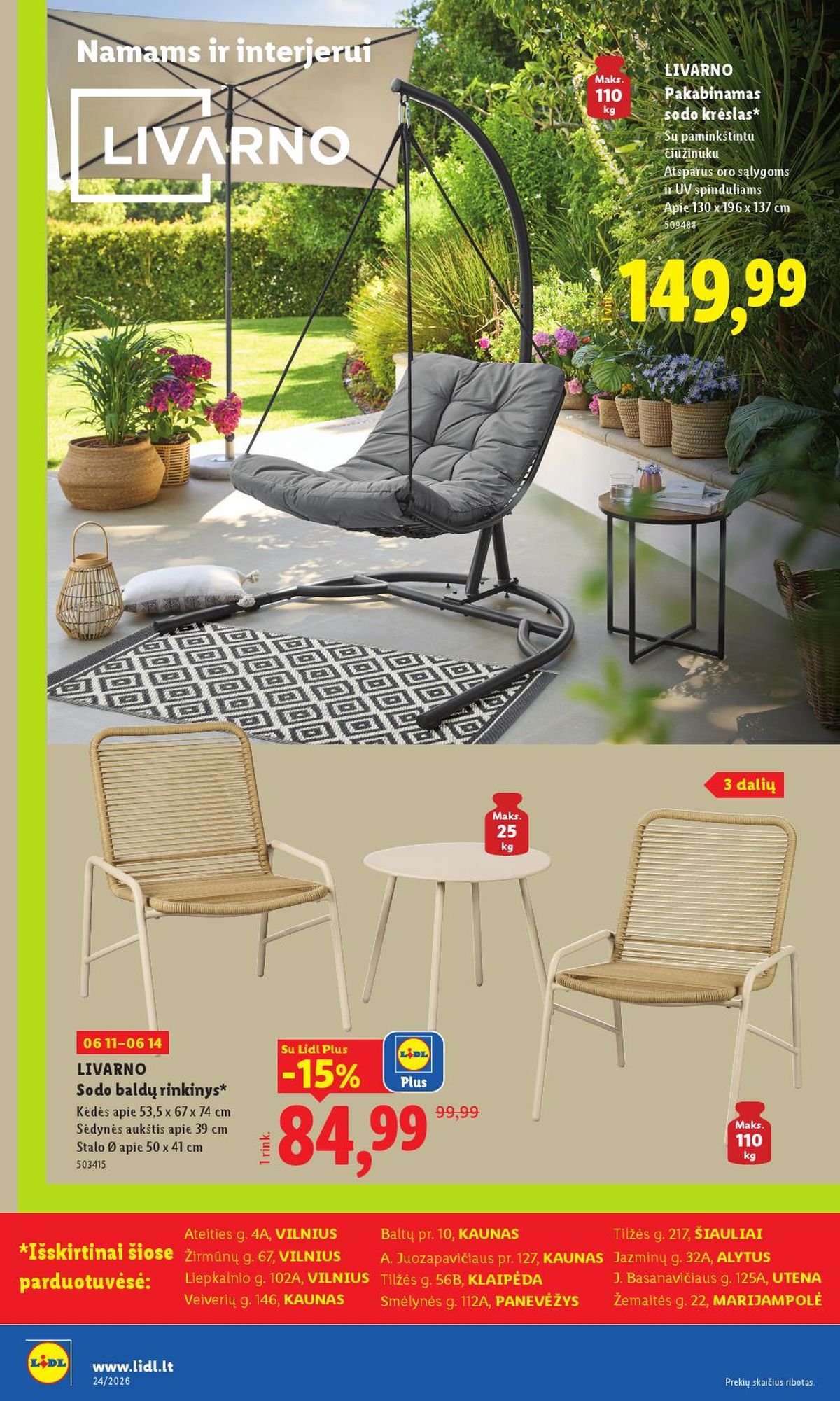 LIDL - Ne maisto prekių pasiūlymai (2026 06 08 - 2026 06 14)